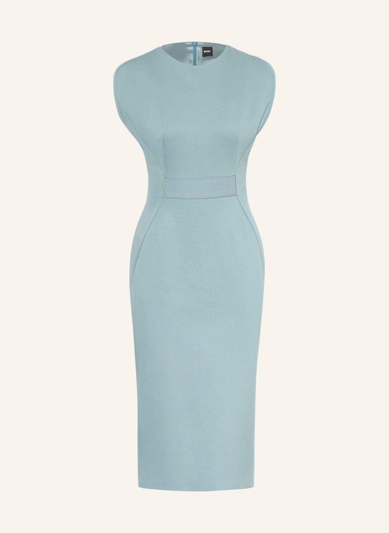 BOSS Sukienka etui DETIRA z dżerseju: TURKUSOWY