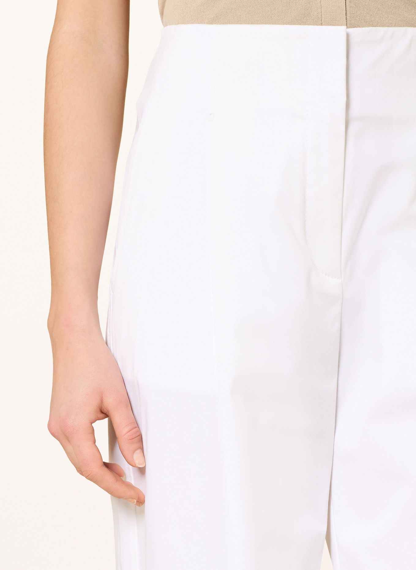 BOSS 7/8 kalhoty TULOTTA: BÍLÁ