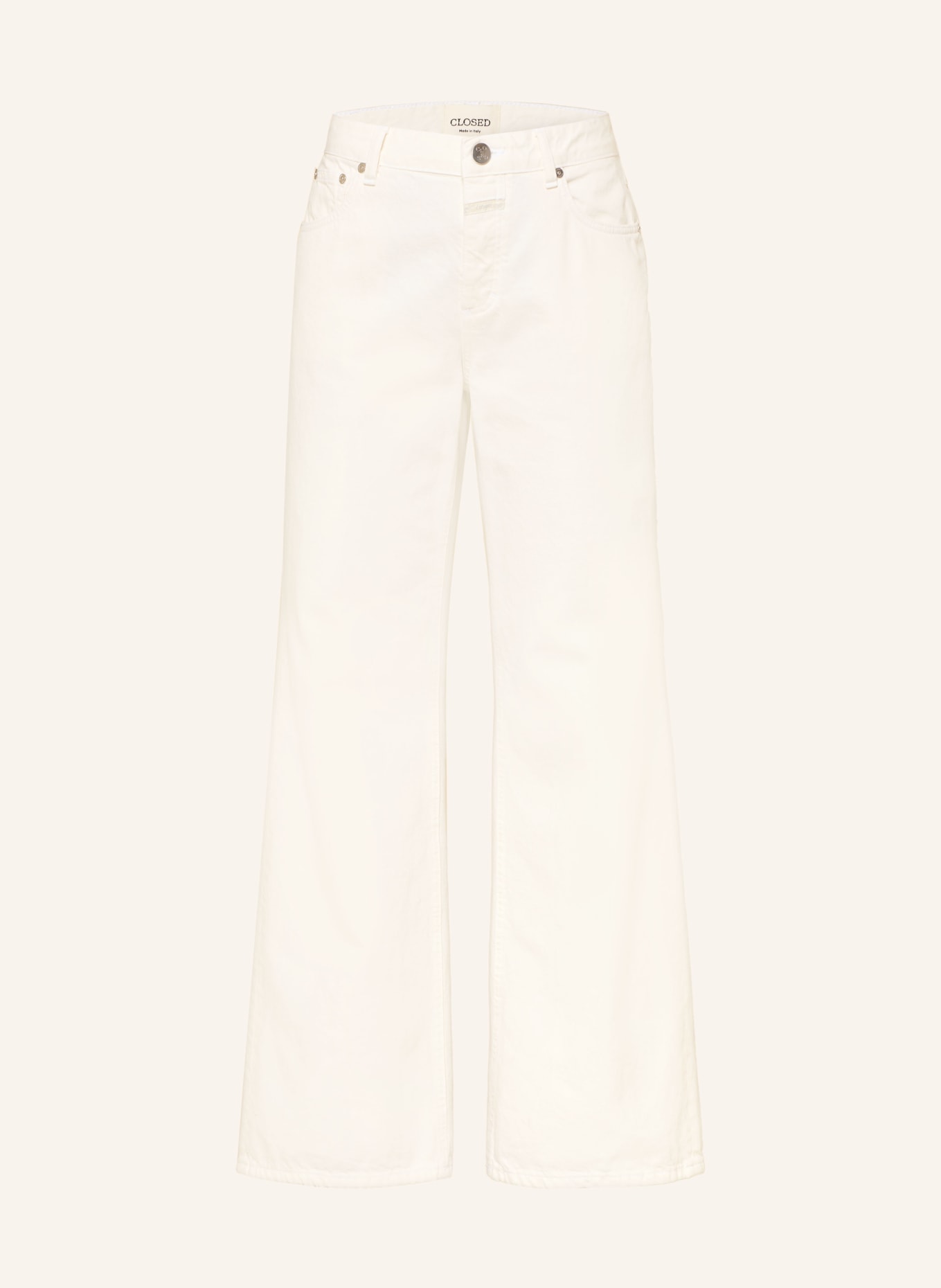 CLOSED Wide Leg Jeans GILLAN: 201 ECRU