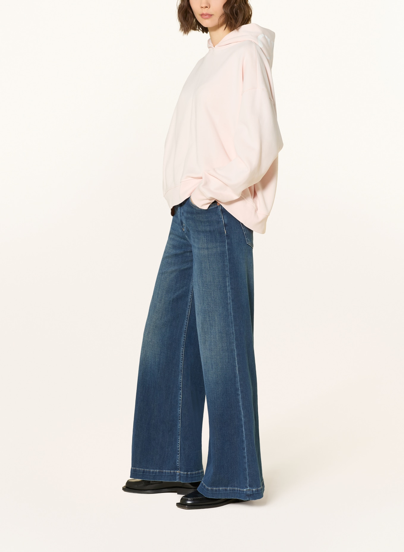 CLOSED Wide Leg Jeans GLOW UP: DBL DARK BLUE
