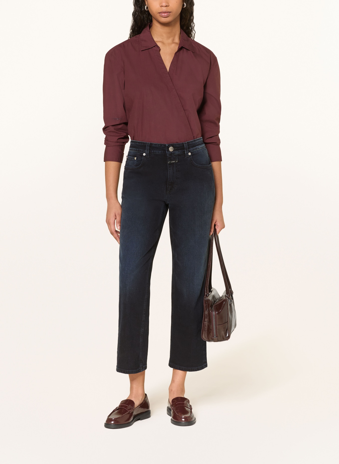 CLOSED Cropped Jeans MILO: BLB BLUE/BLACK