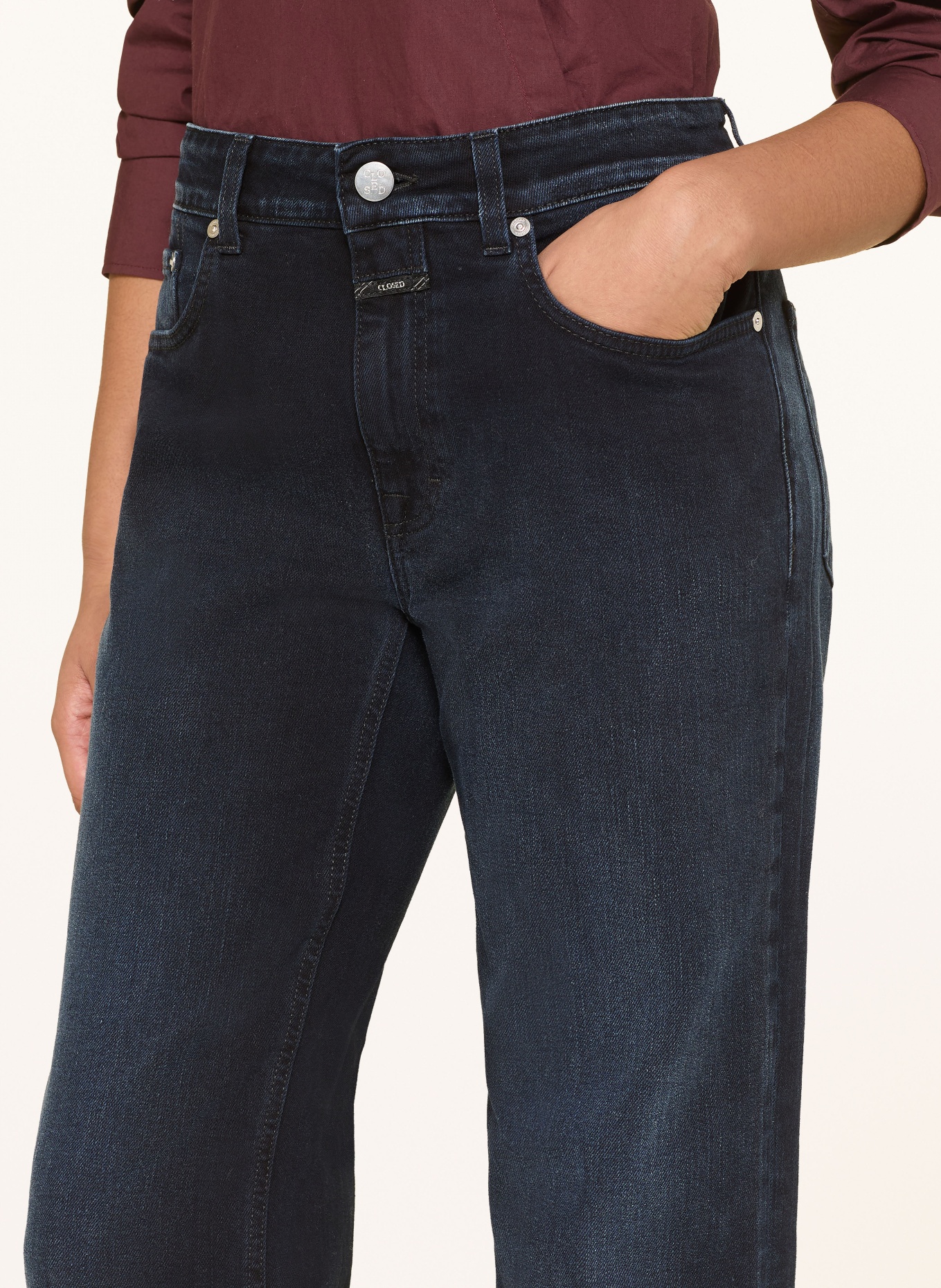 CLOSED Cropped Jeans MILO: BLB BLUE/BLACK