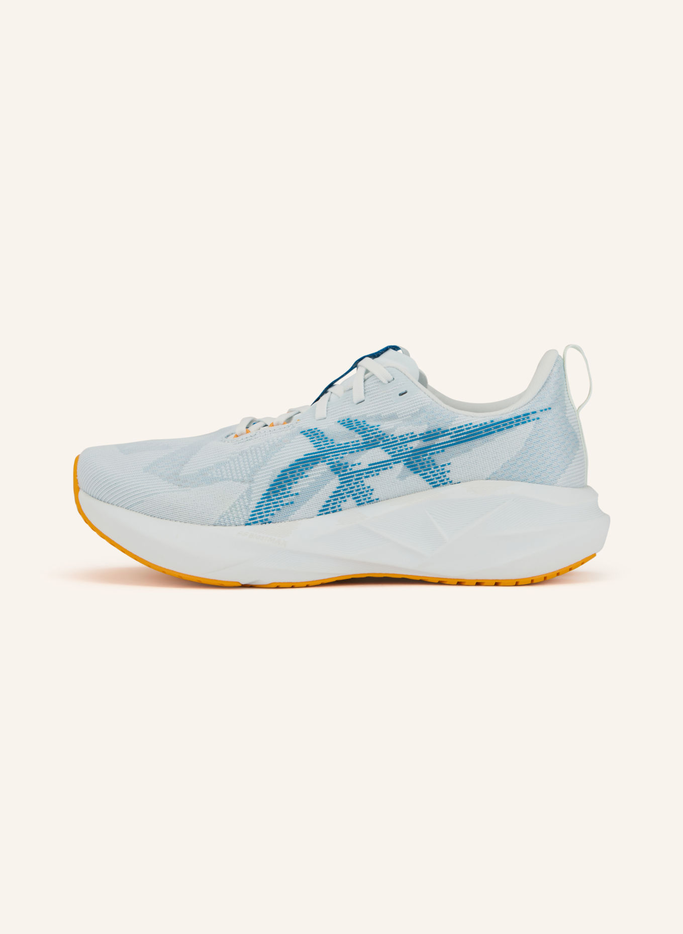 ASICS Laufschuhe NOVABLAST 5: BLAUGRAU / ORANGE / BLAU