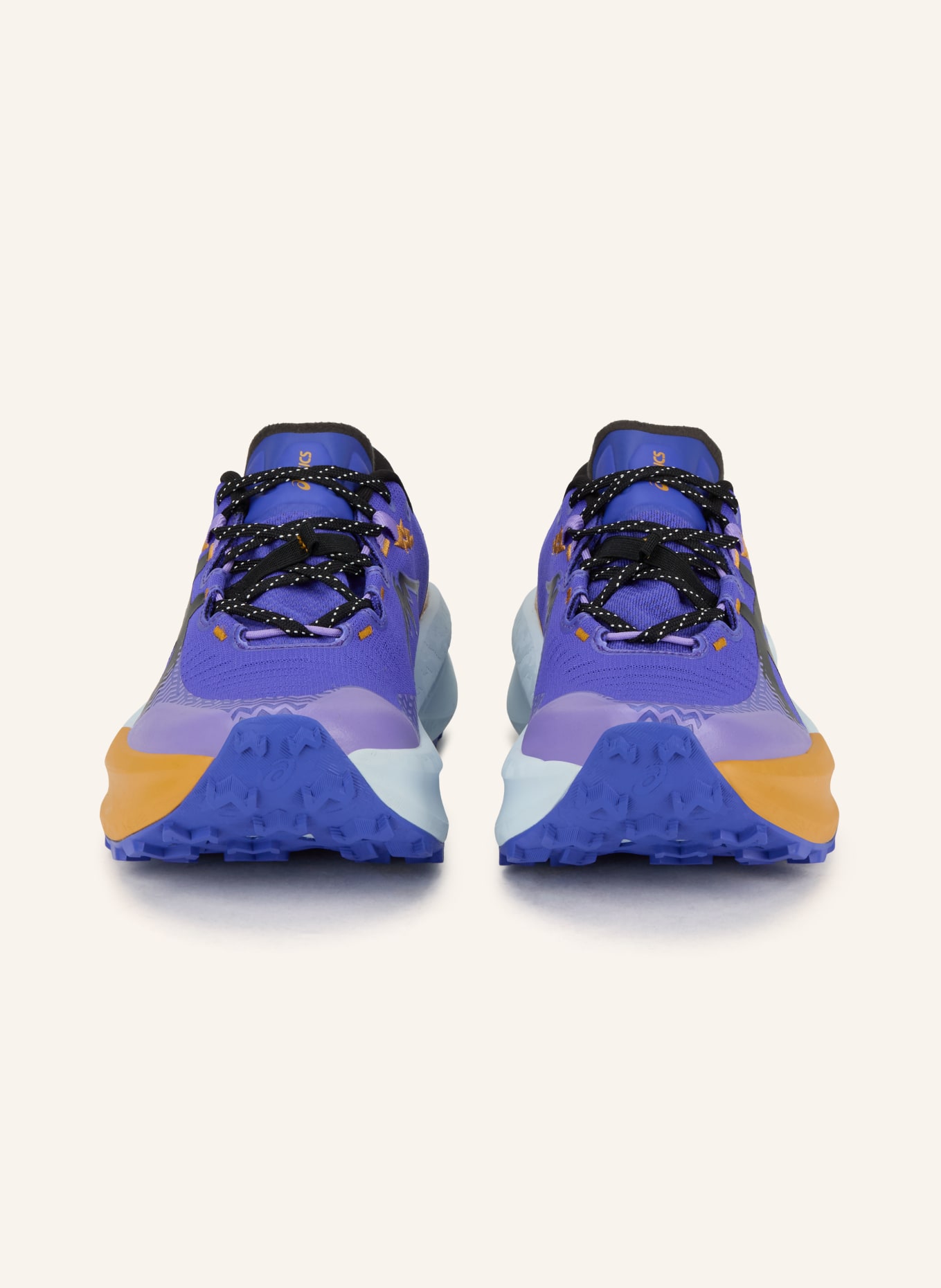 ASICS Trailrunning-Schuhe TRABUCO MAX 5: LILA / ORANGE / SCHWARZ