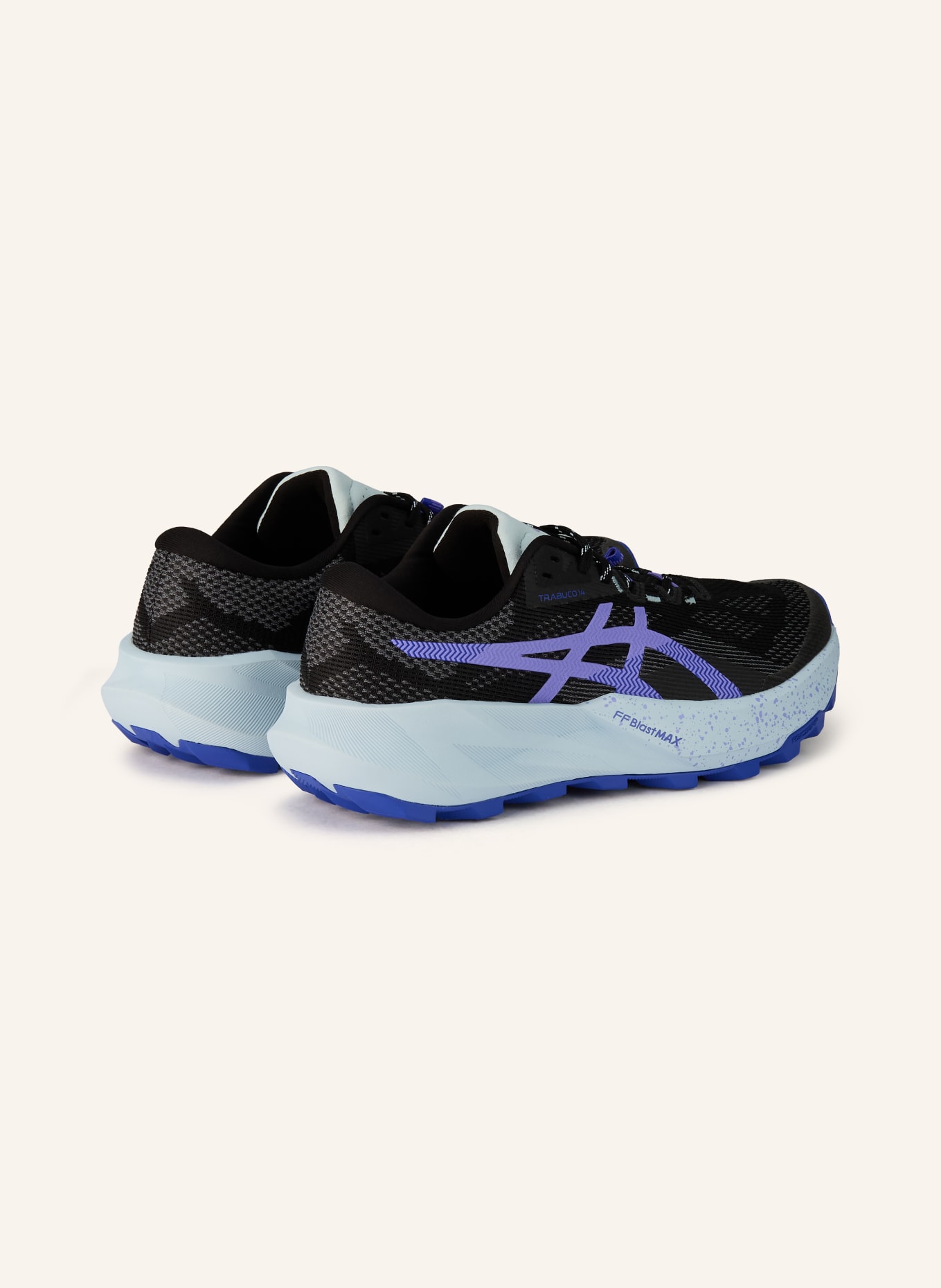 ASICS Buty do biegania w terenie TRABUCO 14: CZARNY / LILA