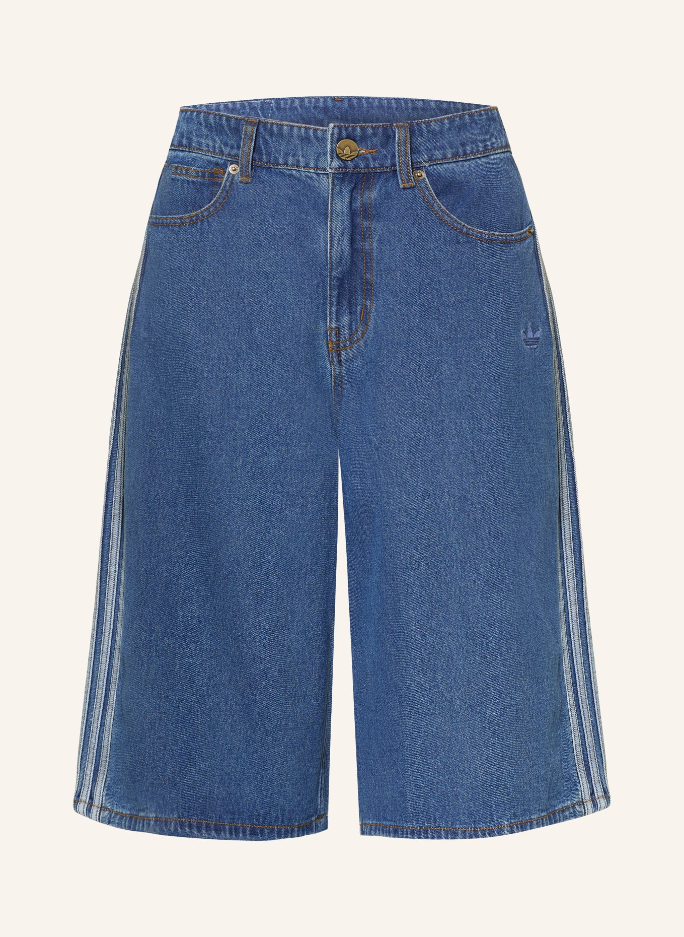 adidas Originals FIREBIRD JORT denim Bermuda shorts: MEDVIN