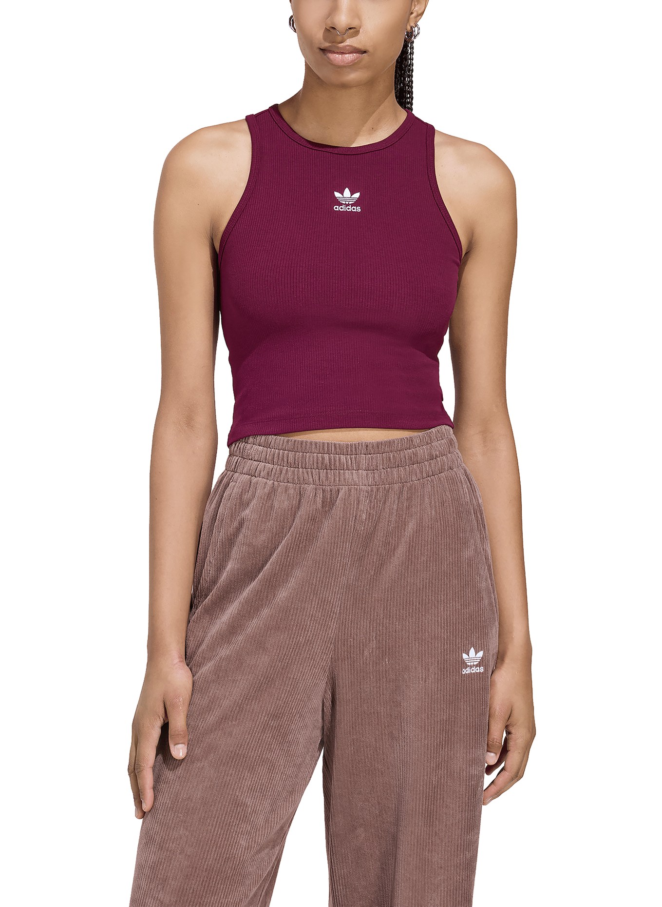 adidas Originals Krátký top ESSENTIALS: FUCHSIOVÁ