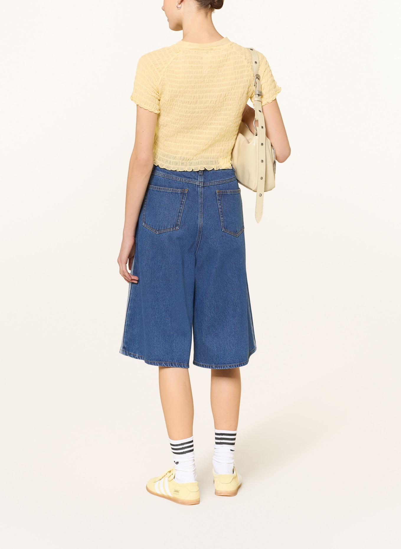 adidas Originals Tričko z meshové tkaniny: ŽLUTÁ