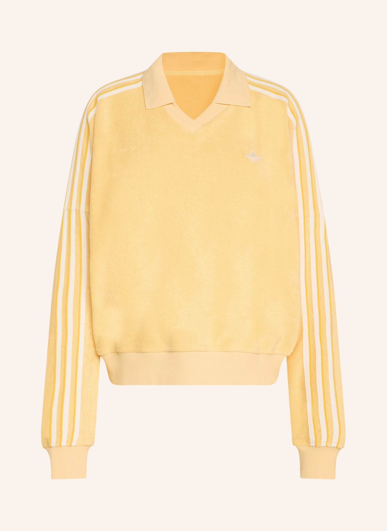 adidas Originals Sweatshirt TERRY TOWEL: GELB / WEISS