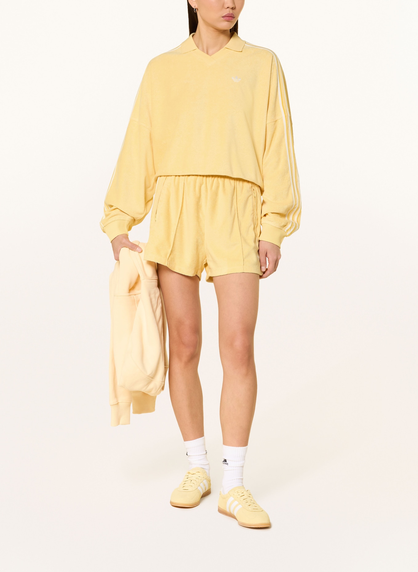 adidas Originals Sweatshirt TERRY TOWEL: GELB / WEISS