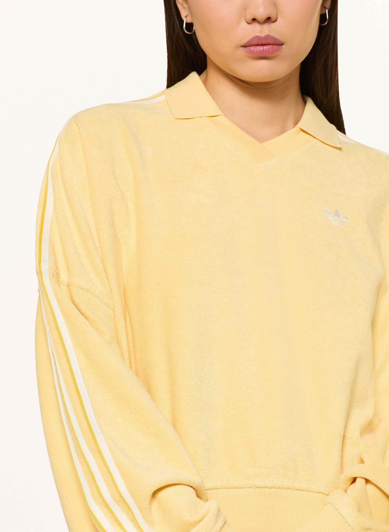 adidas Originals Sweatshirt TERRY TOWEL: GELB / WEISS