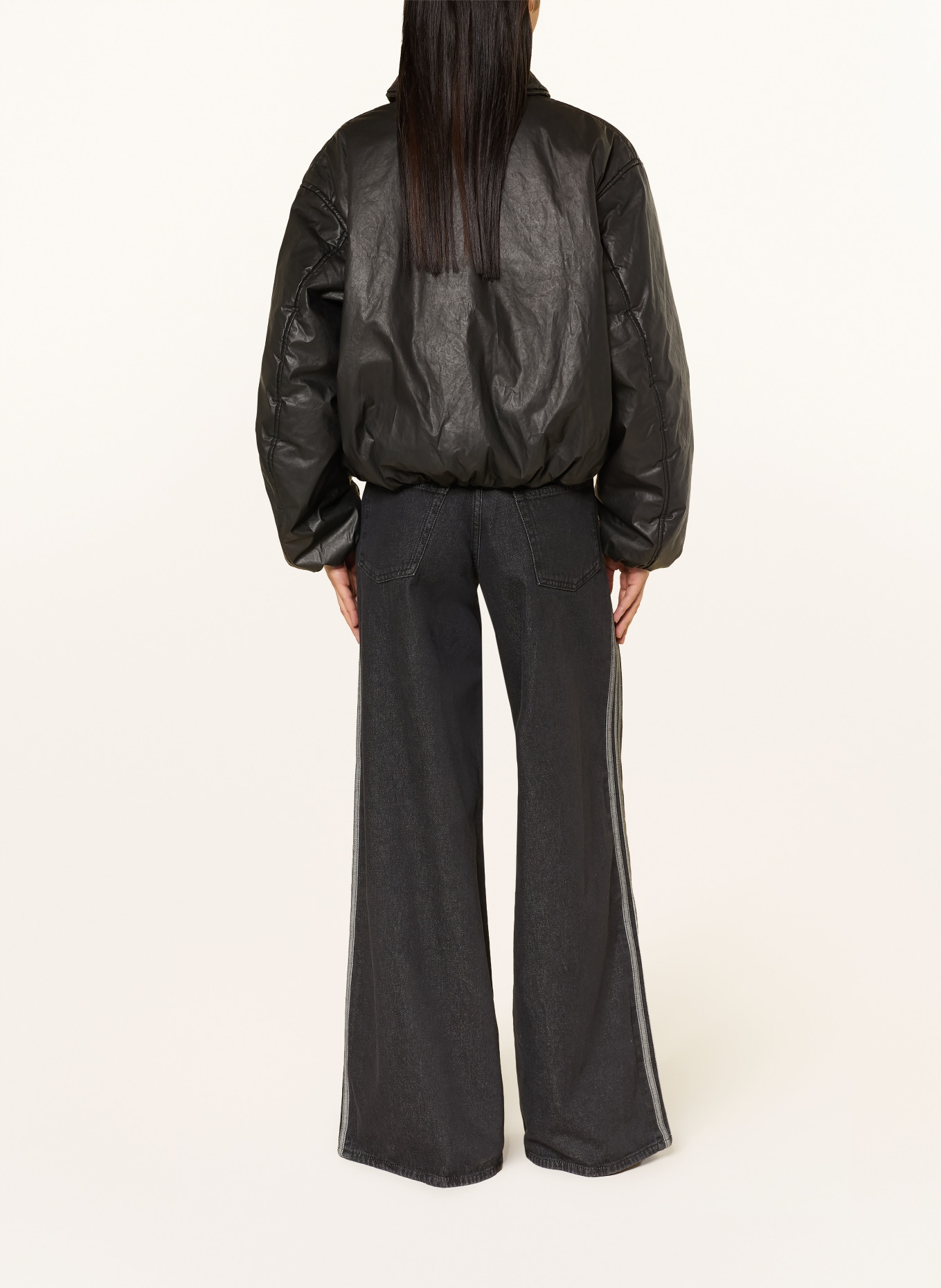 adidas Originals Wide Leg Jeans FIREBIRD mit Galonstreifen: TRUBLC