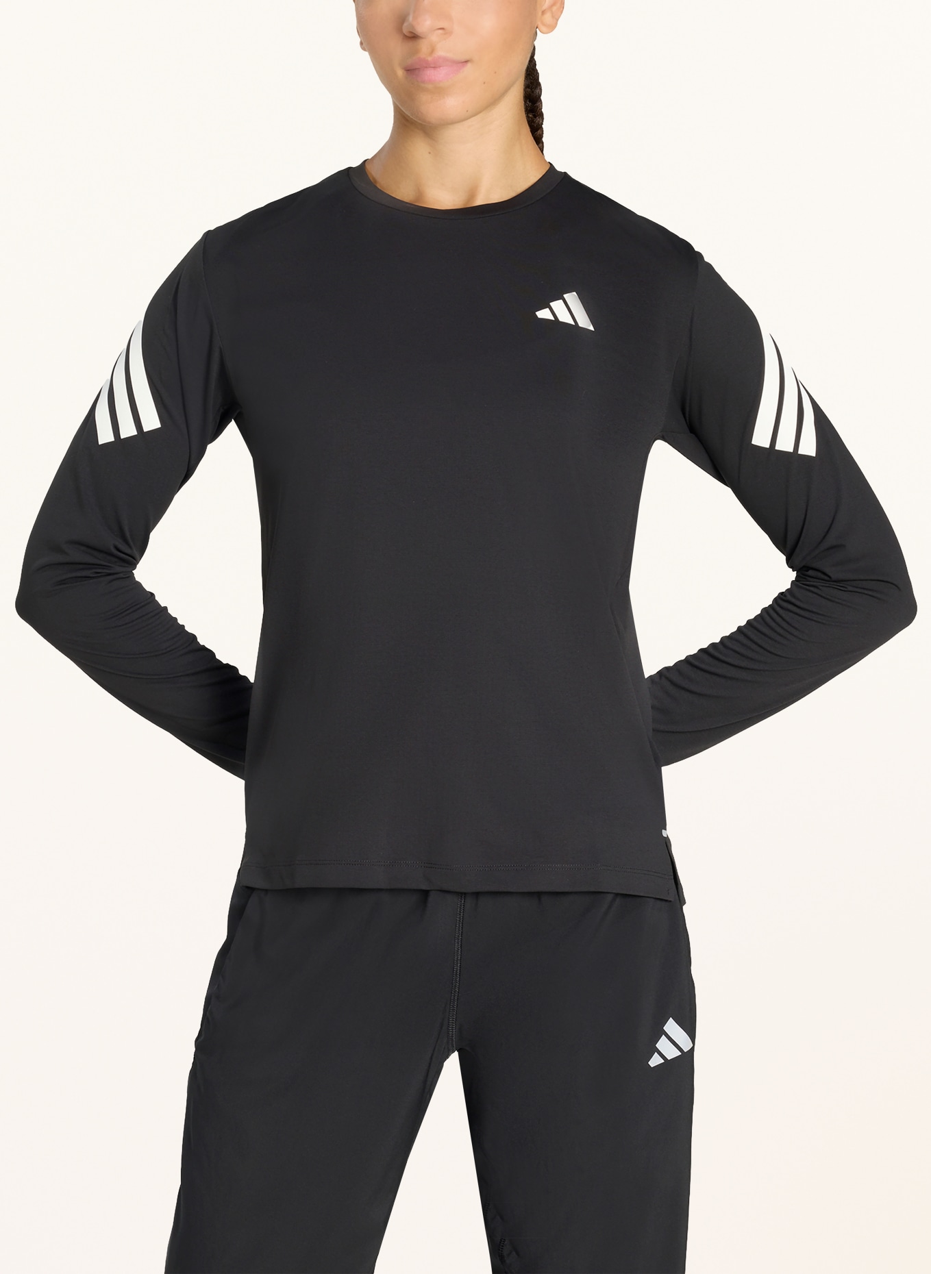 adidas Běžecké tričko ADI365: ČERNÁ