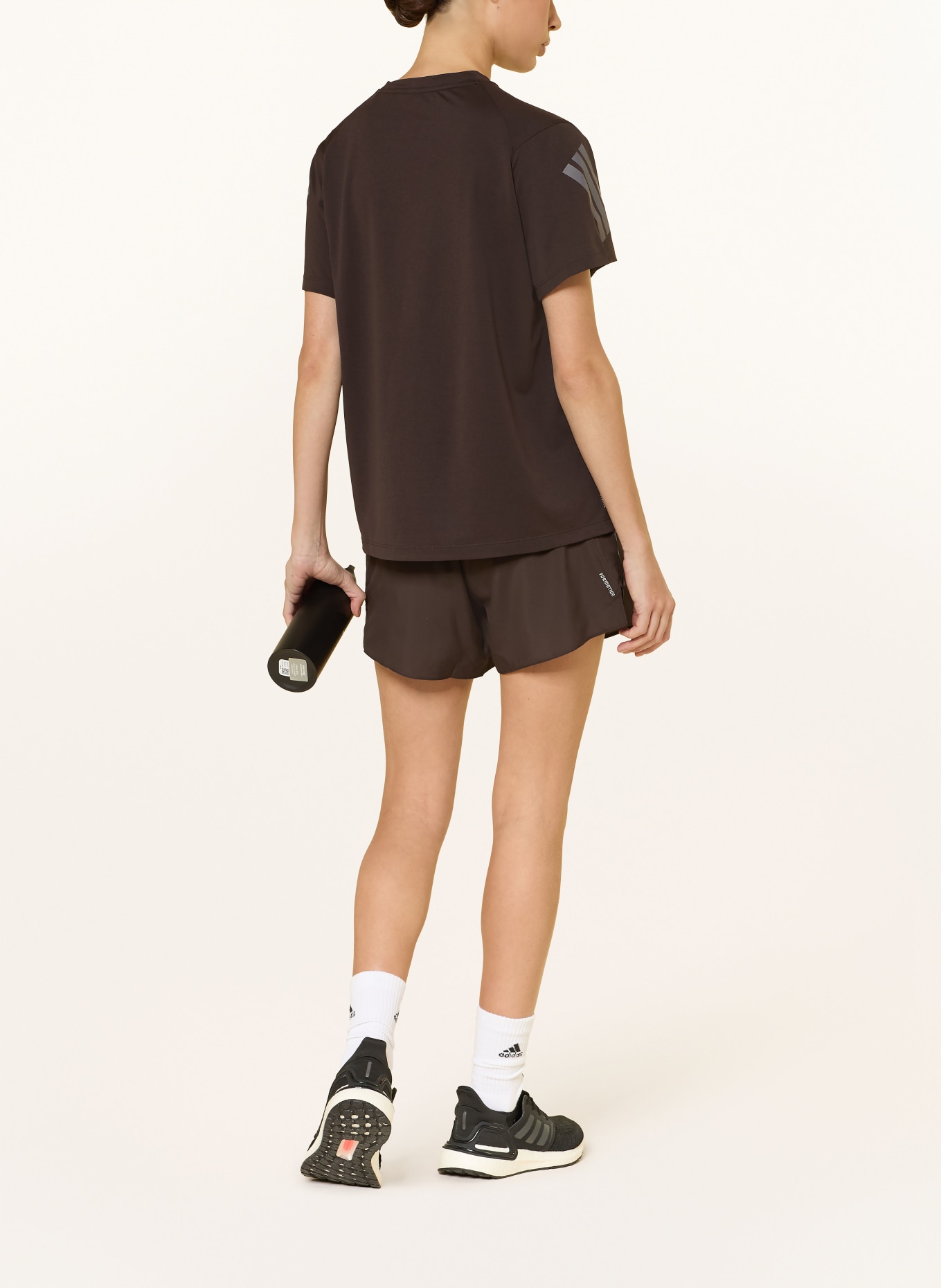 adidas 2-in-1-Laufshorts ADI365: DUNKELBRAUN