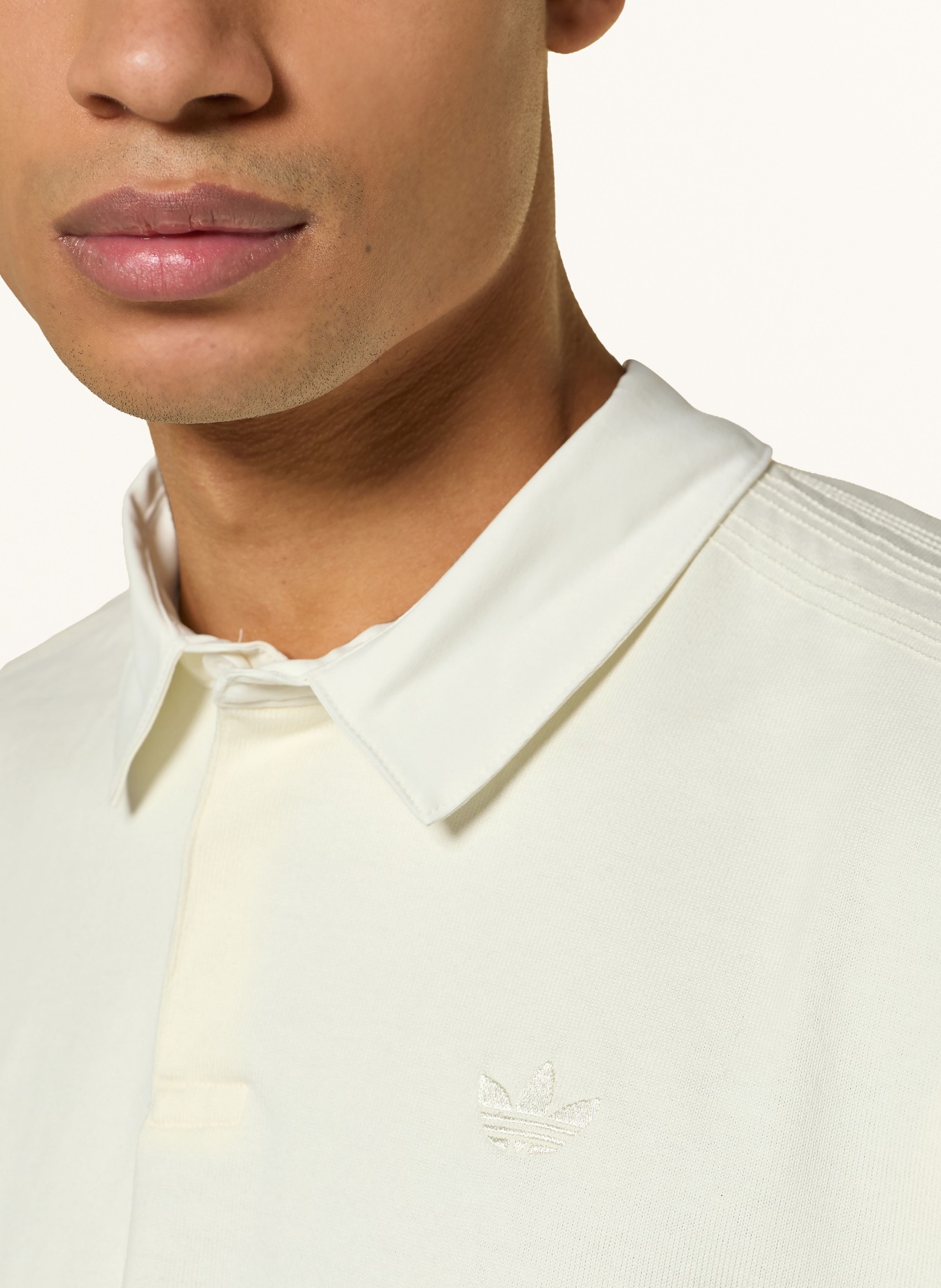 adidas Originals PREMIUM ESSENTIALS Jersey Polo Shirt: LIGHT YELLOW