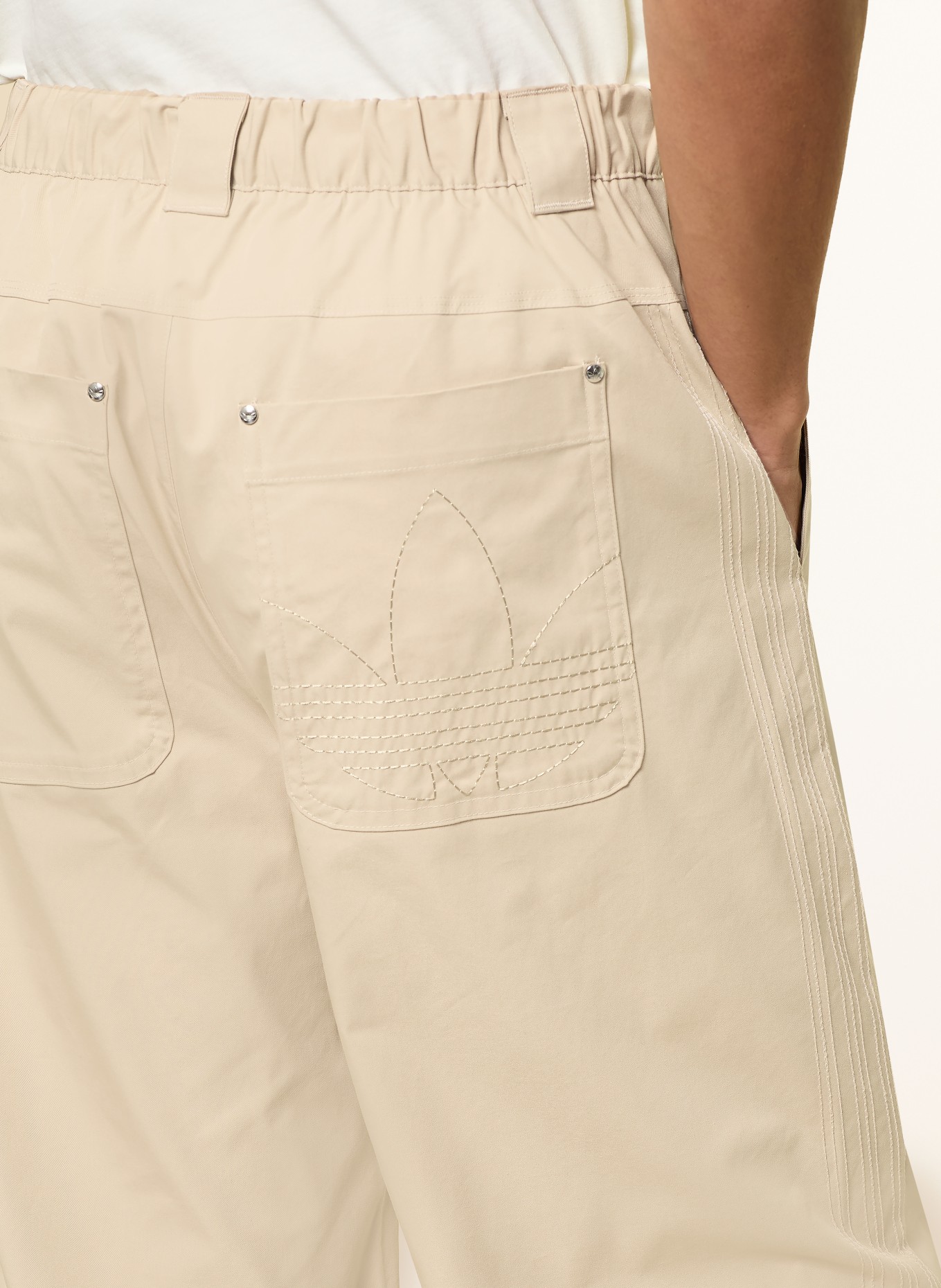 adidas Originals Spodnie PREMIUM ESSENTIALS Loose Fit: BEŻOWY