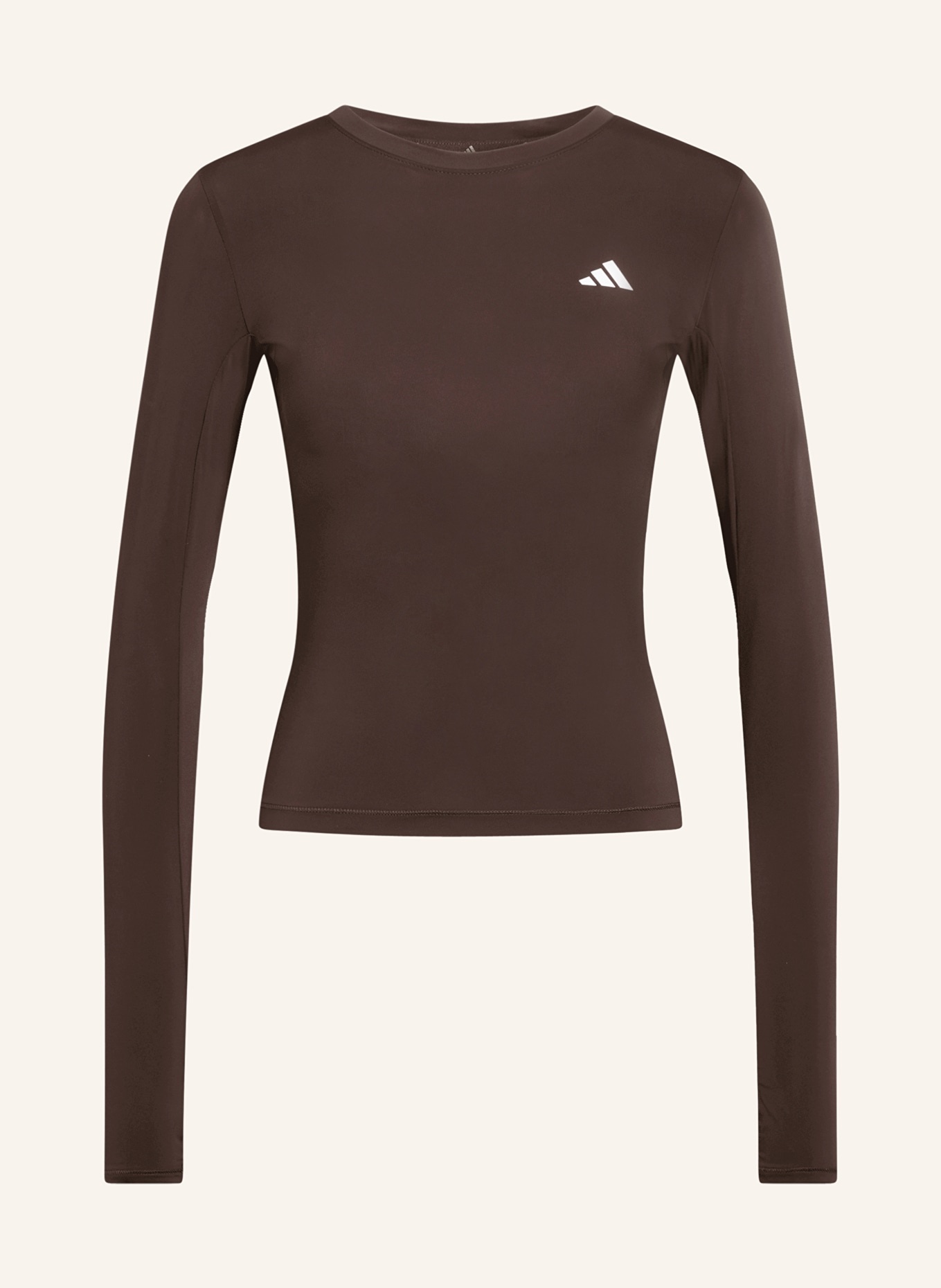 adidas Longsleeve POWER ESSENTIALS: DUNKELBRAUN