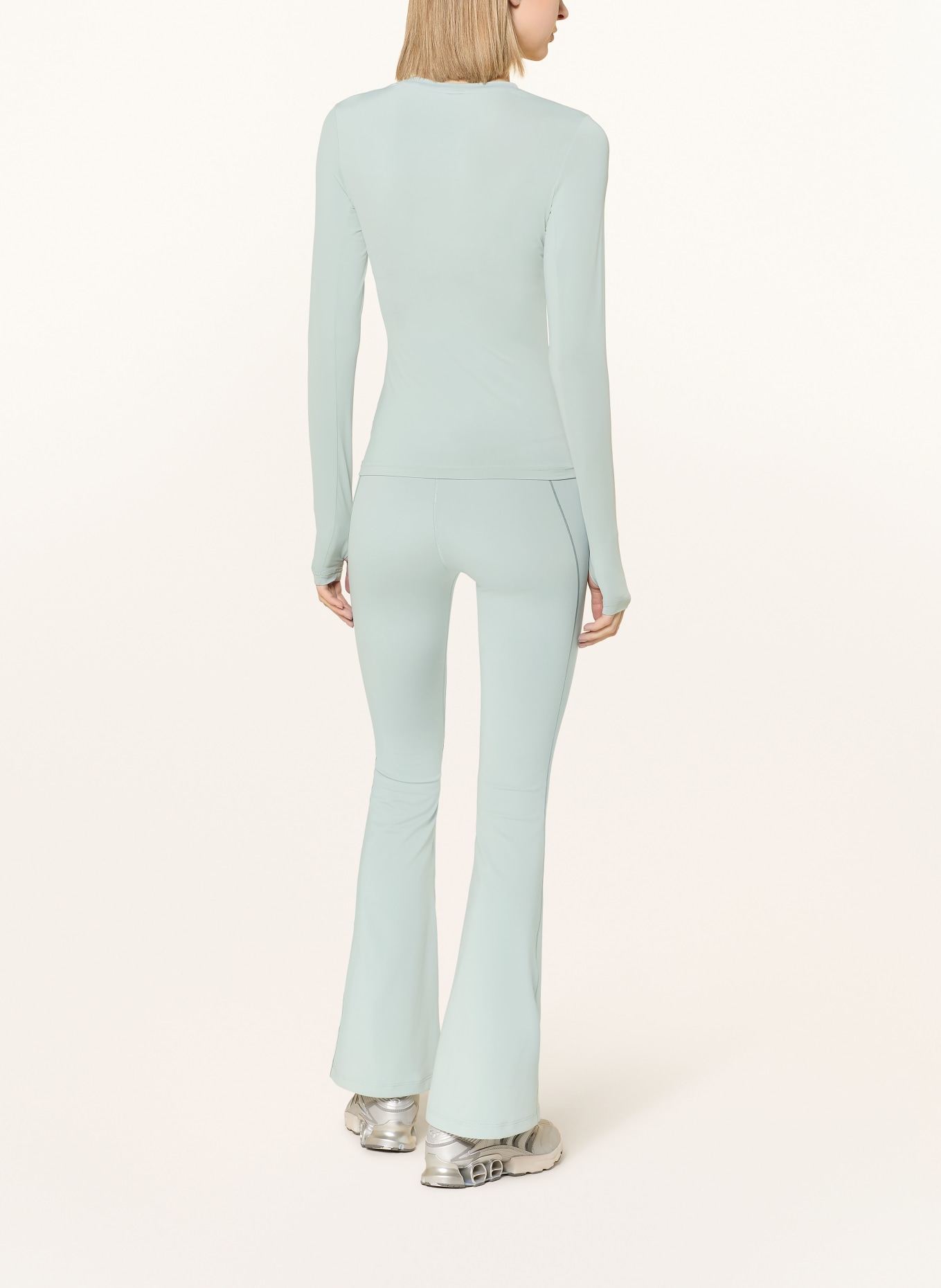 adidas Rajstopy ALL ME FLARE: TURKUSOWY