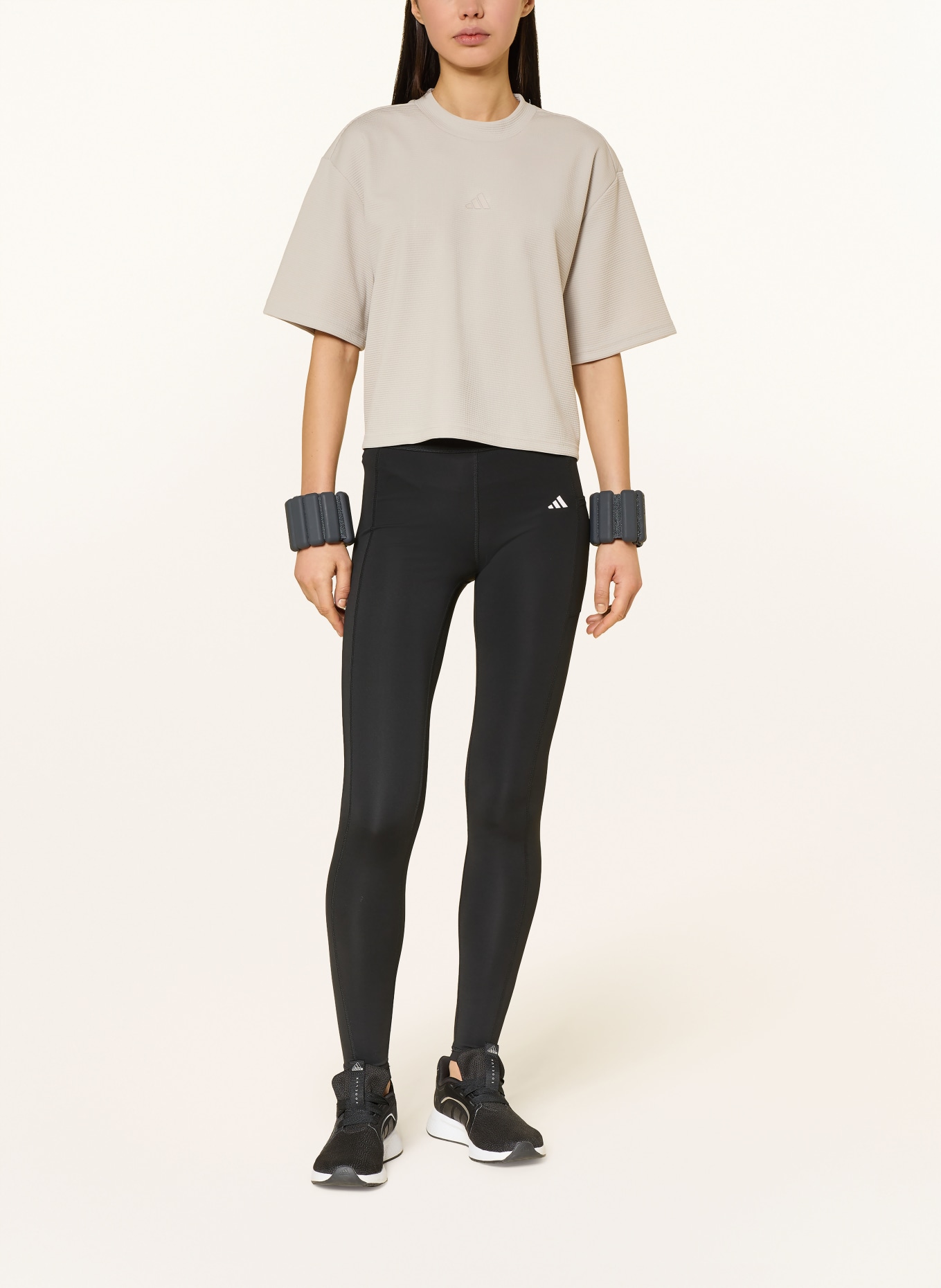 adidas YOGA MOTION T-shirt: BEIGE