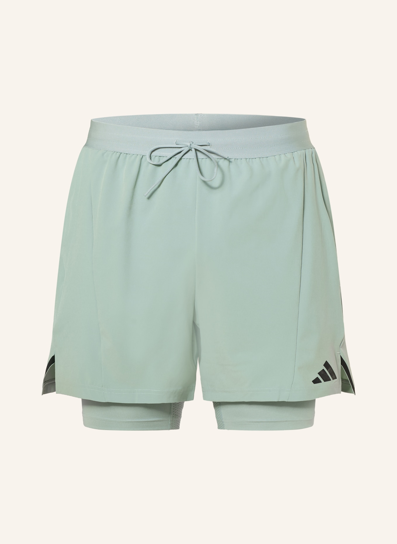 adidas 2-in-1-Trainingsshorts D4T: MINT