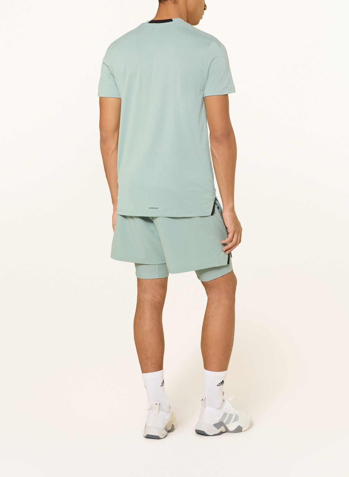 adidas 2-in-1-Trainingsshorts D4T: MINT