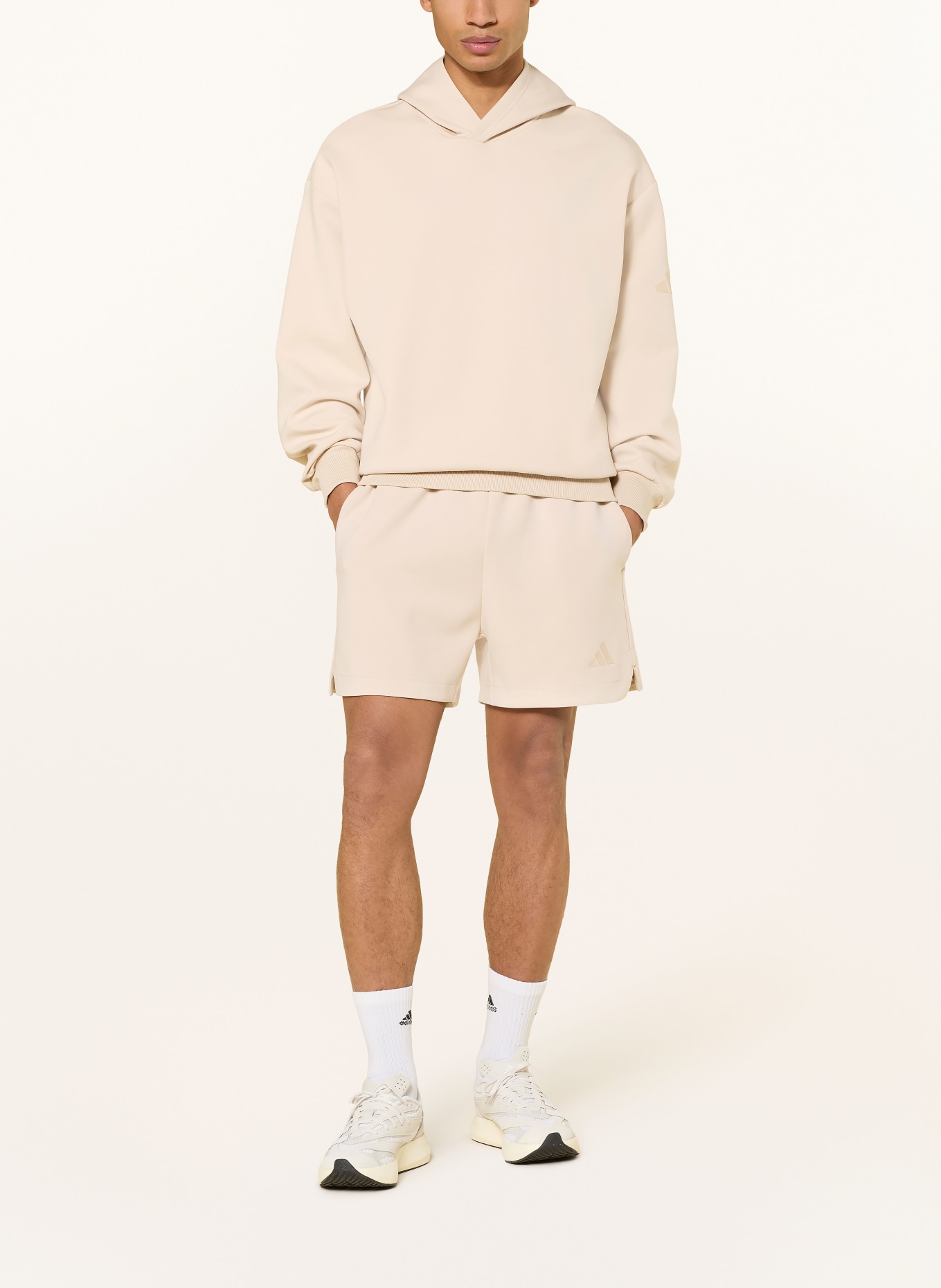 adidas Sweatshorts SOFT LUX: BEIGE