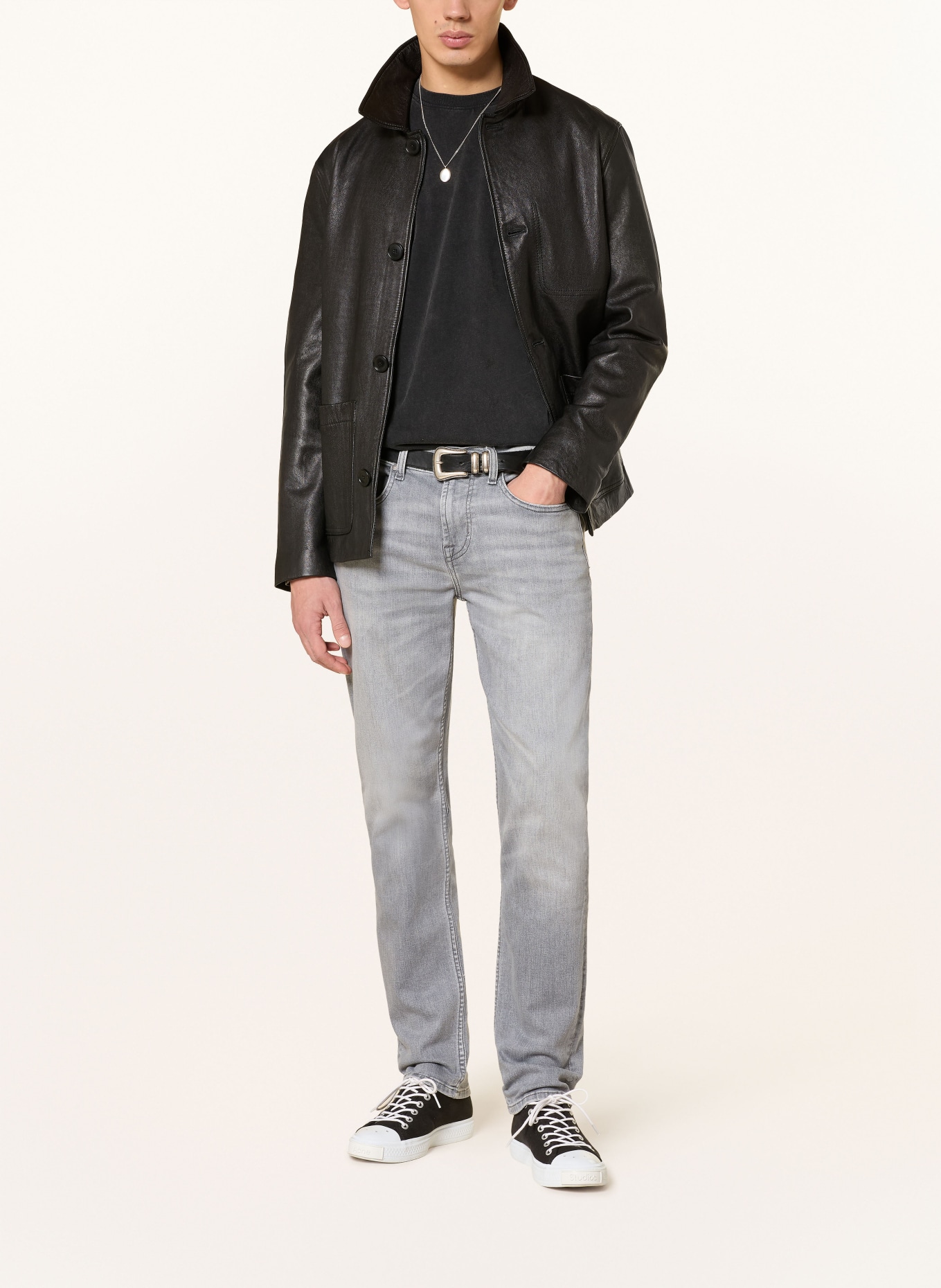 7 for all mankind Jeans SLIMMY TAPERED: 1VX Grey