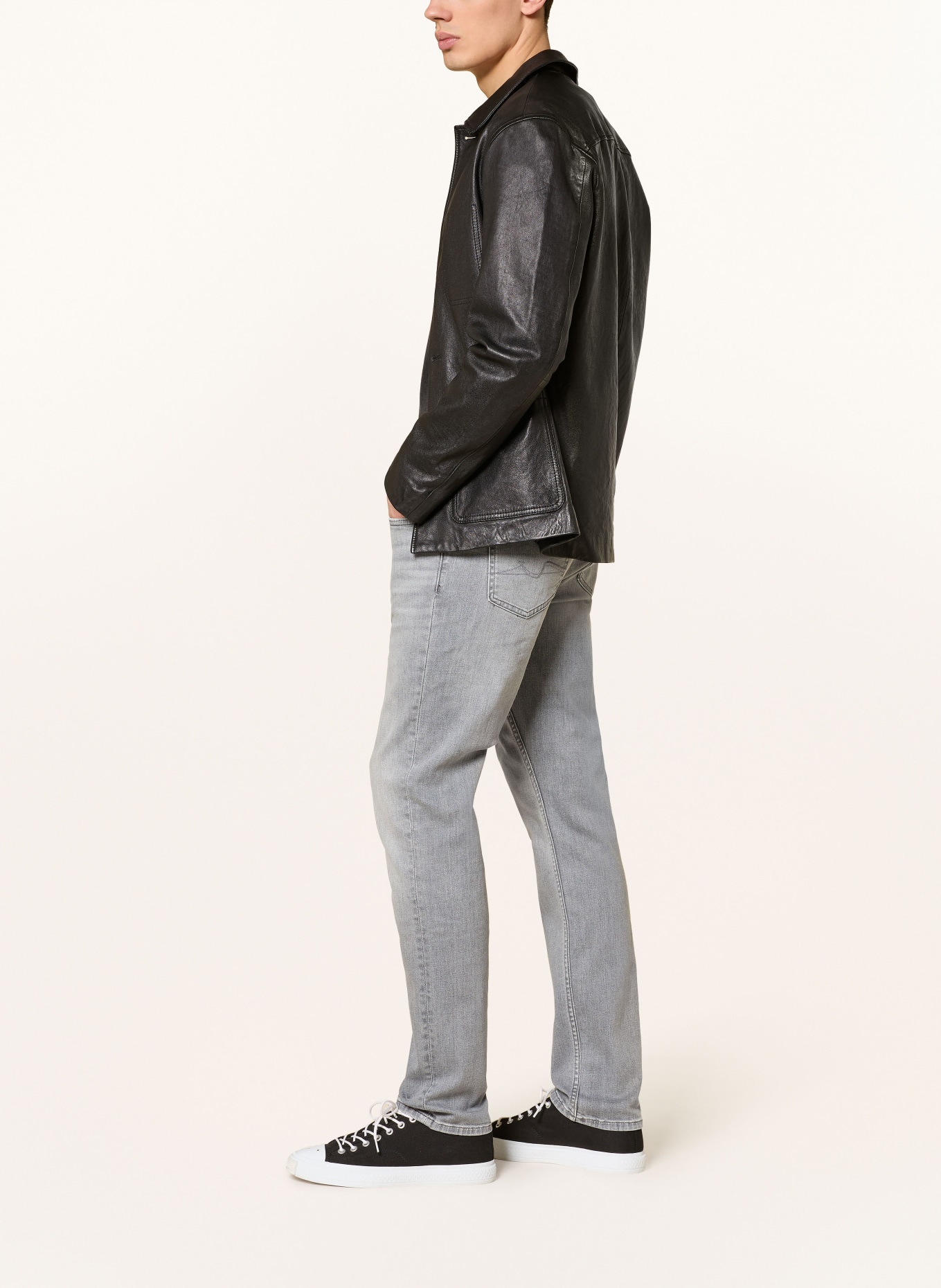 7 for all mankind Jeans SLIMMY TAPERED: 1VX Grey