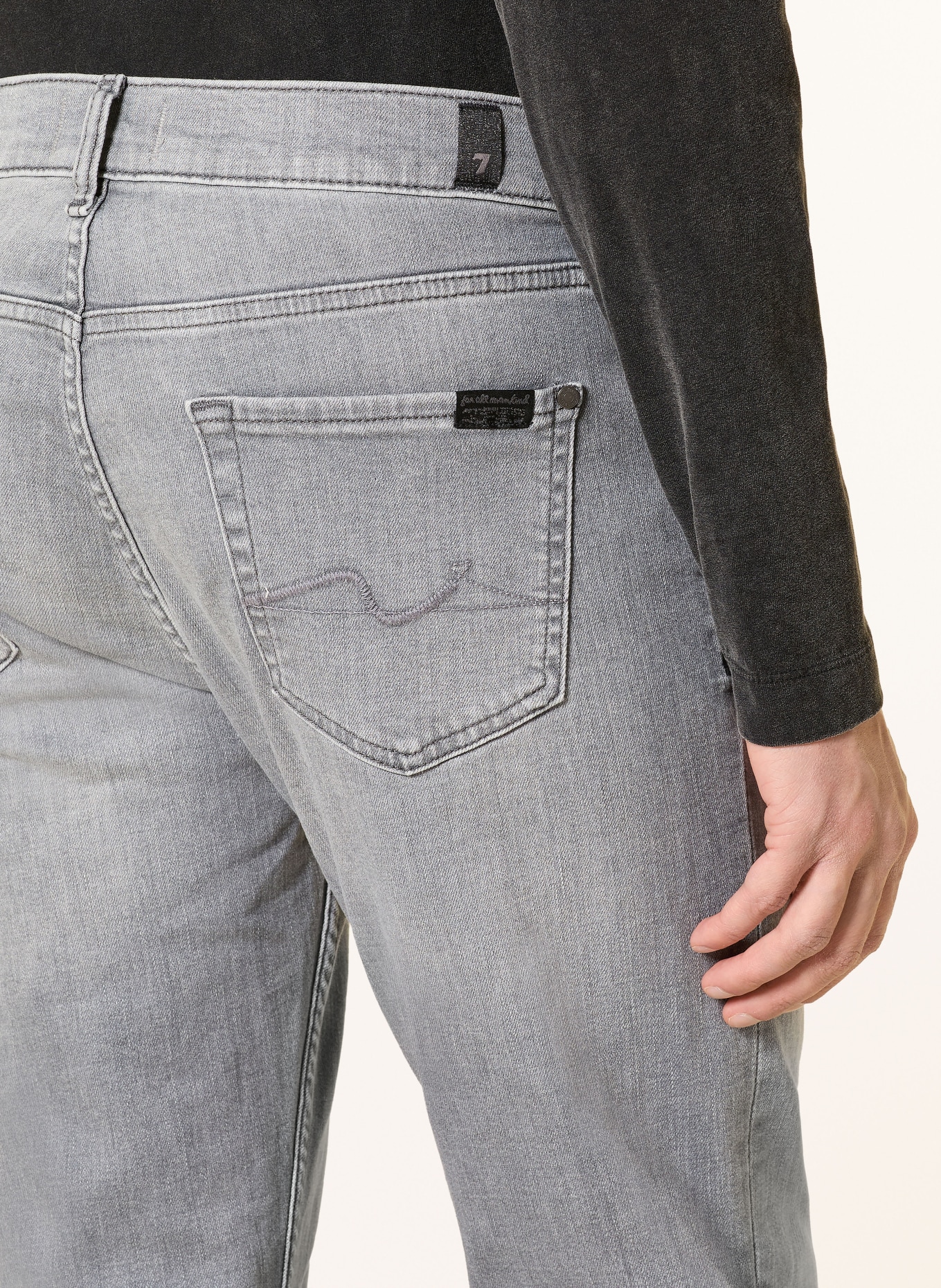 7 for all mankind Jeans SLIMMY TAPERED: 1VX Grey