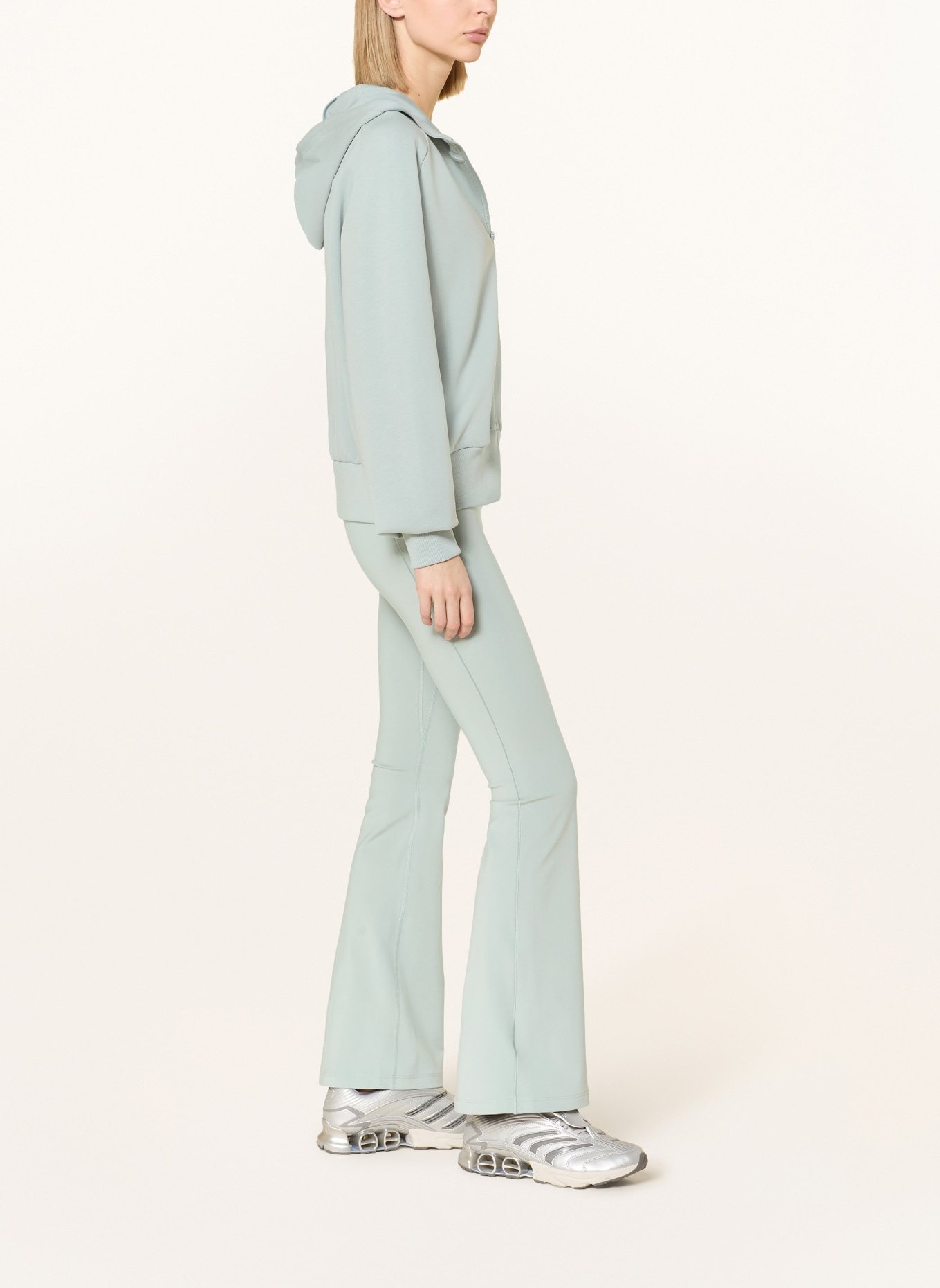 adidas Sweatjacke SOFT LUX: TÜRKIS