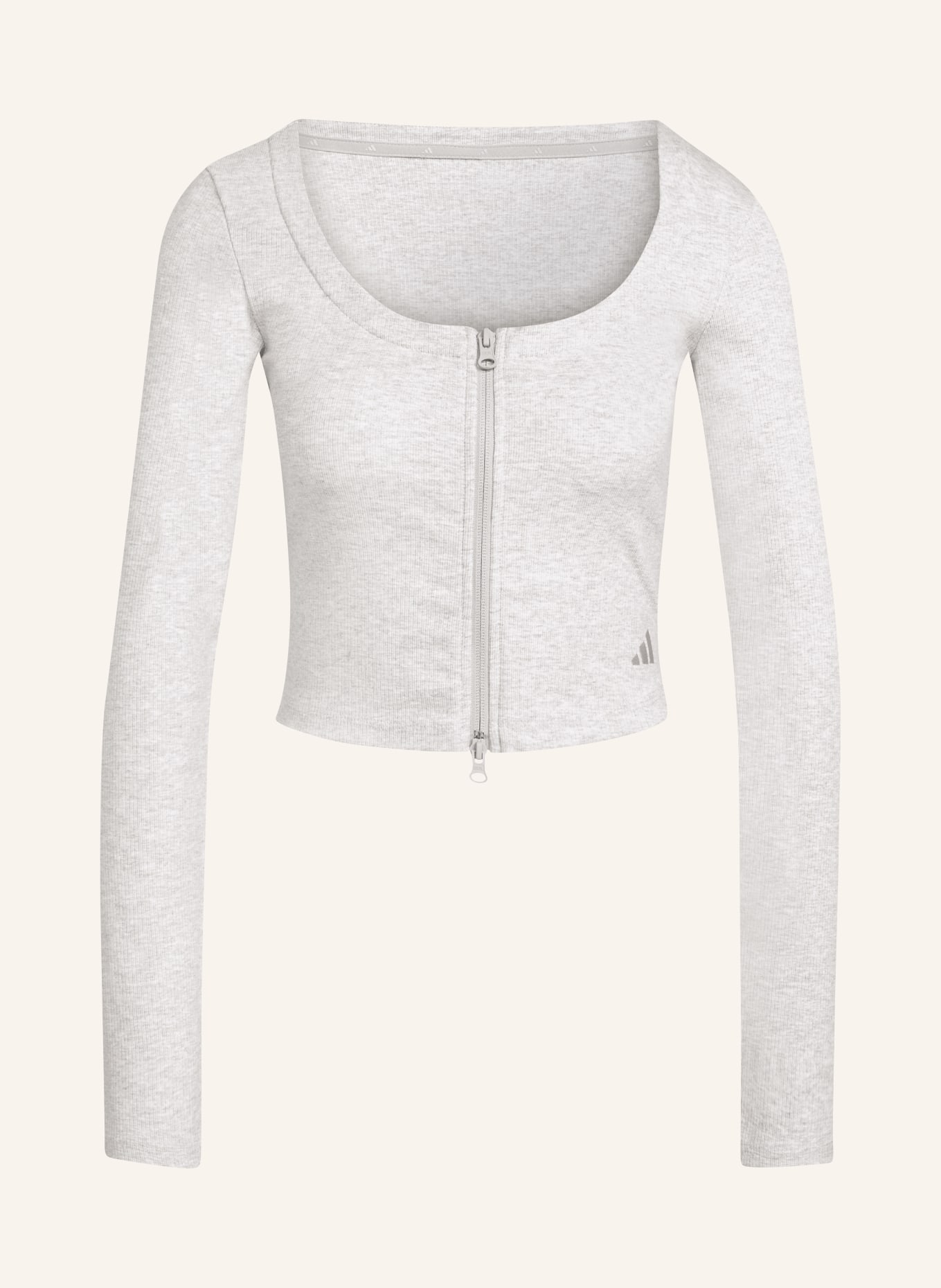 adidas Sweatjacke SEASONAL ESSENTIALS RIB: HELLGRAU