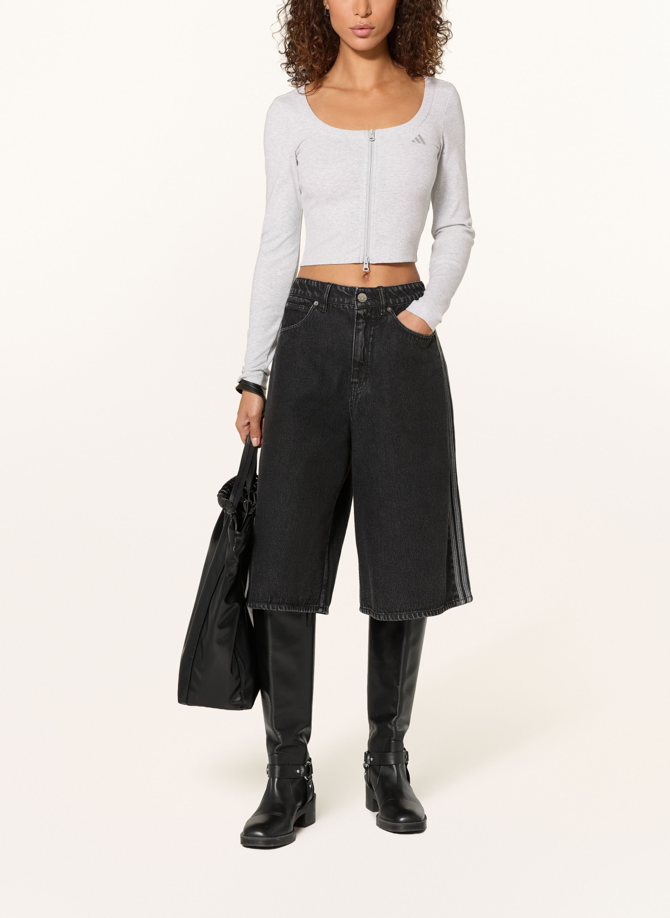 adidas Sweatjacke SEASONAL ESSENTIALS RIB: HELLGRAU