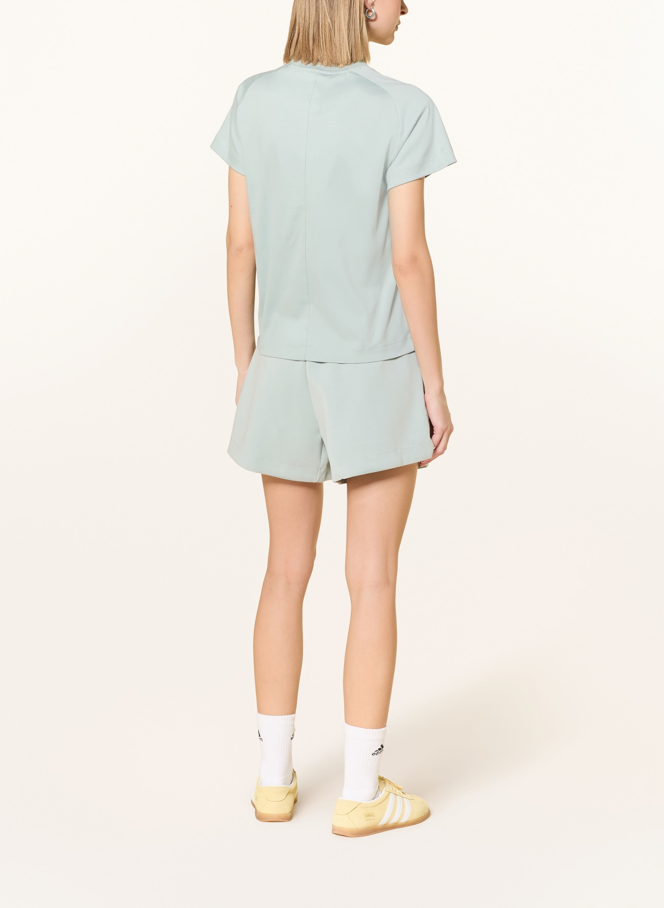 adidas Koszulka SOFT LUX: SZARONIEBIESKI