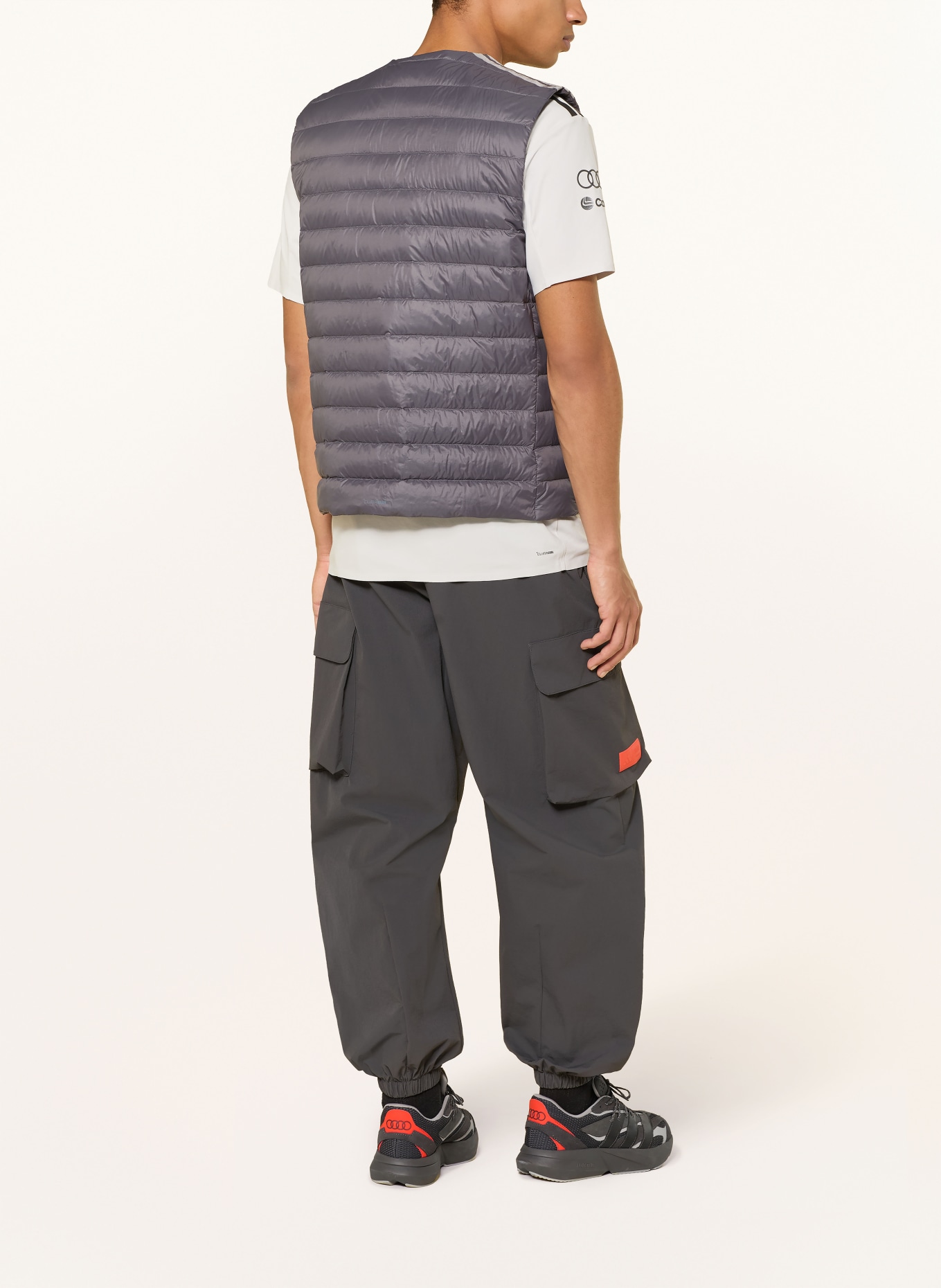 adidas Steppweste AUDI FORMULA ONE TEAM ENGINEERS & MARKETING: DUNKELGRAU