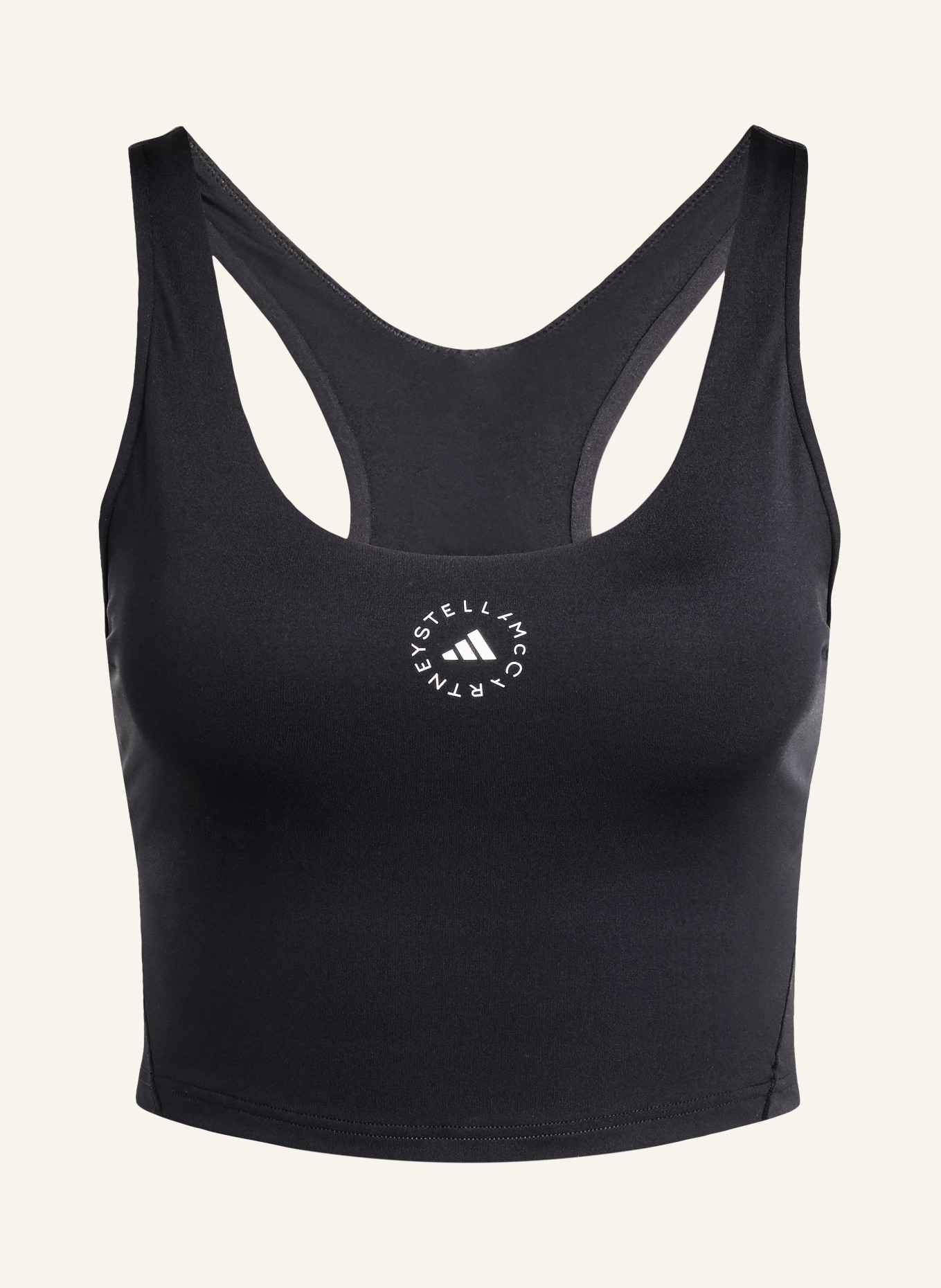 adidas by Stella McCartney Cropped-Top ASMC: SCHWARZ