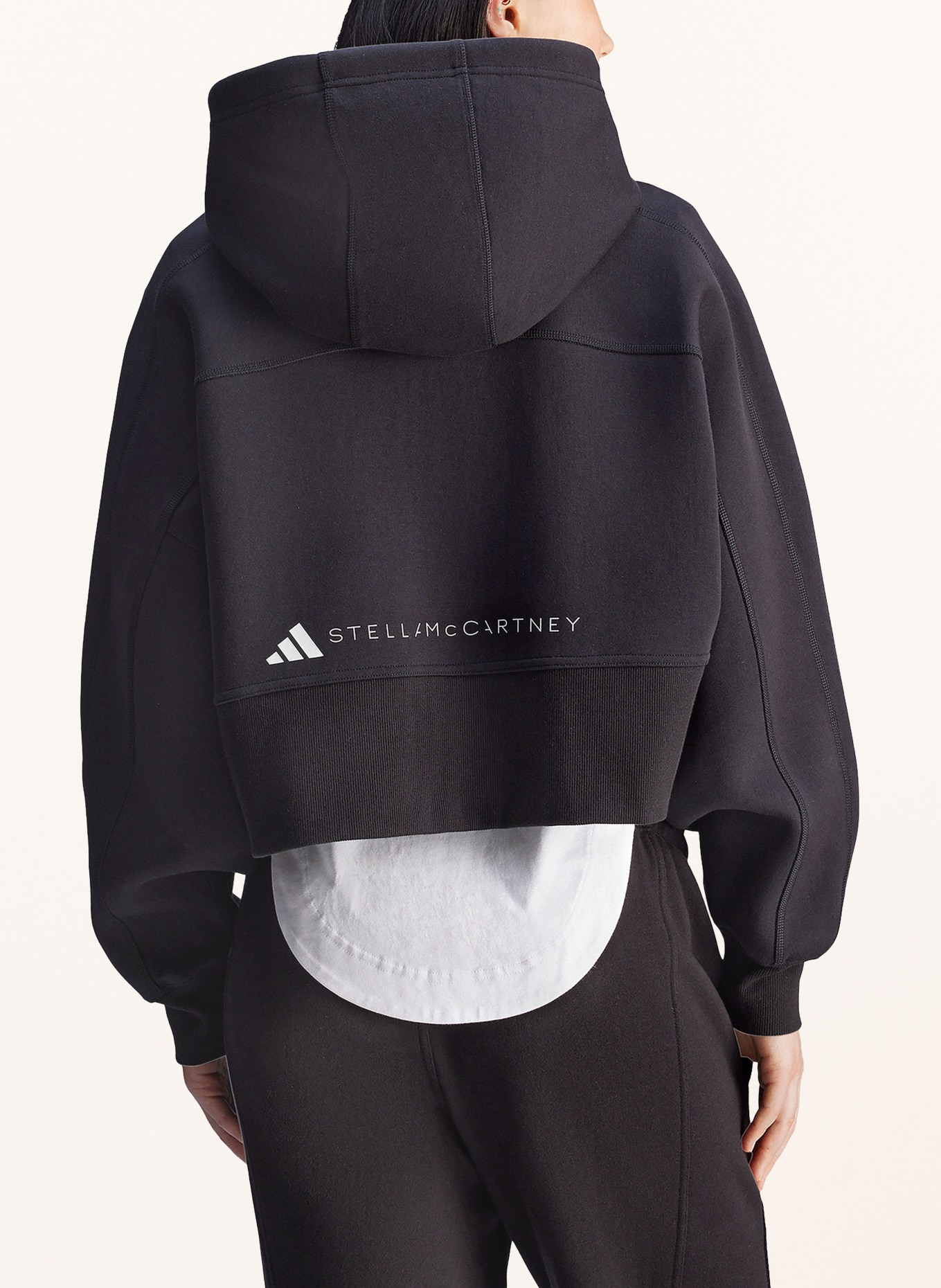 adidas by Stella McCartney Sweatshirt jacket ADIDAS BY STELLA MCCARTNEY SPORTSWEAR: BLACK