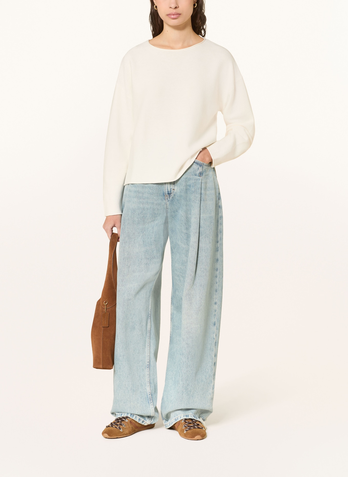 BOSS FOUET sweater: CREAM