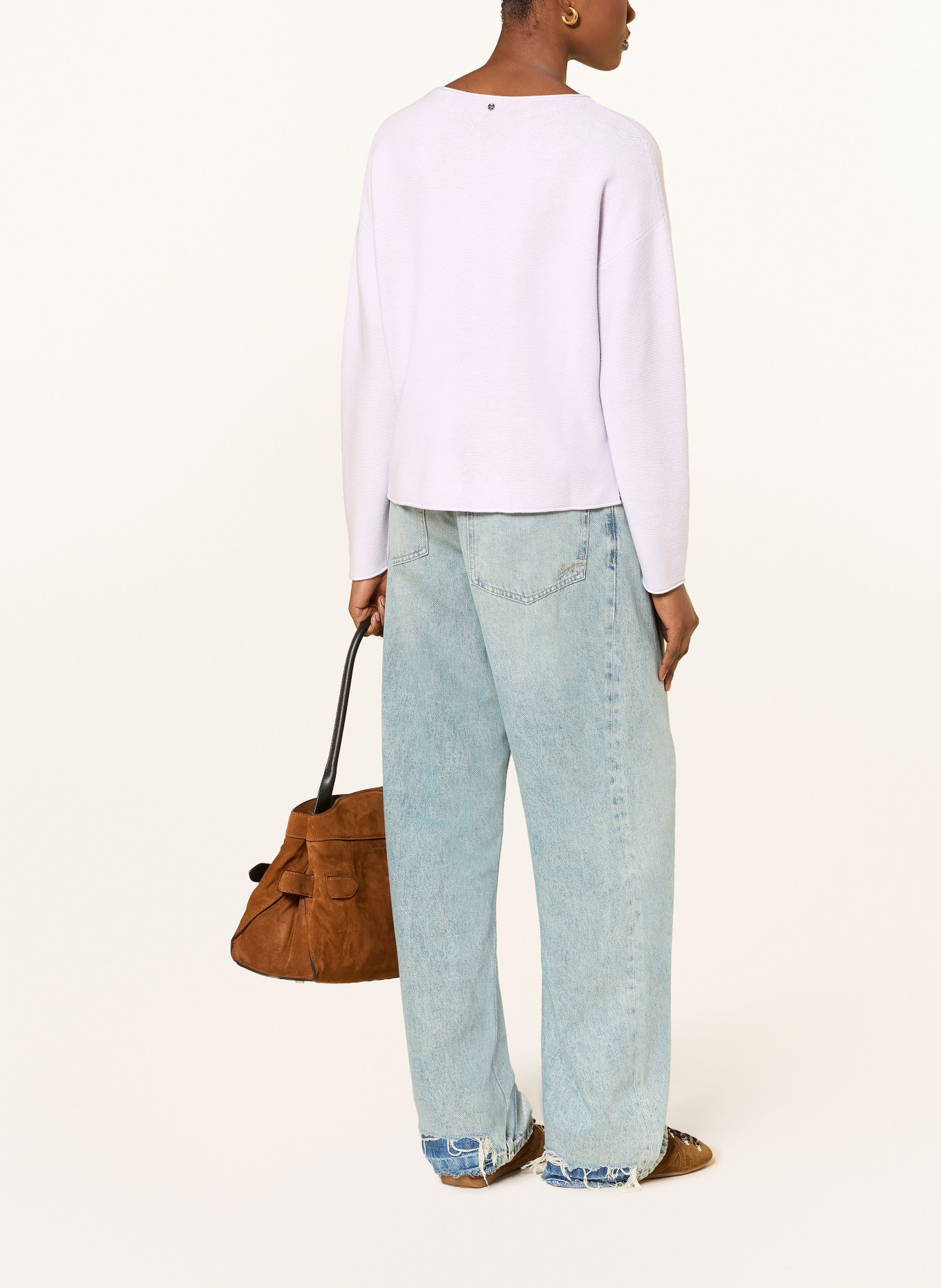 BOSS FOUET sweater: LIGHT PURPLE