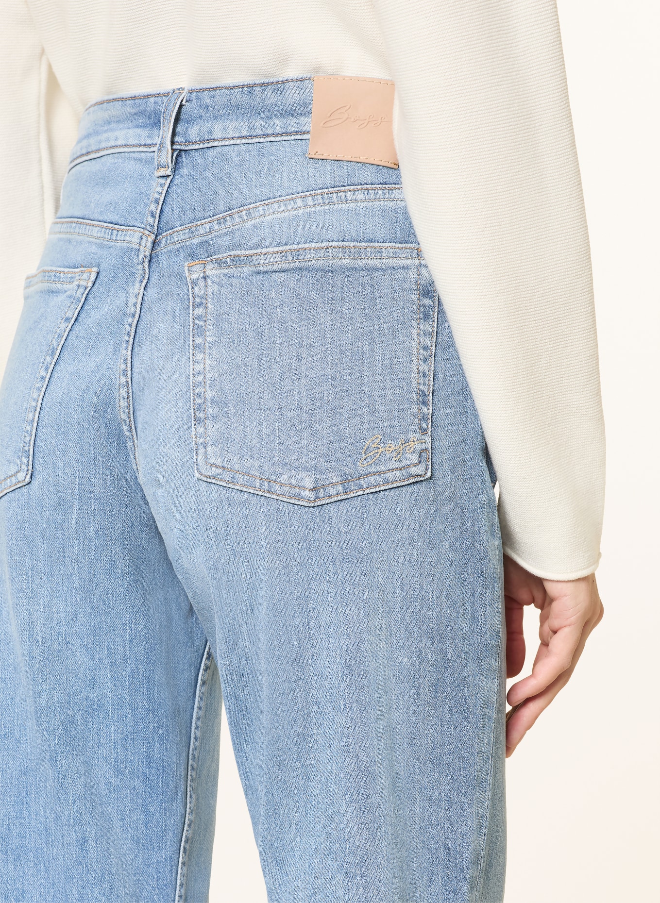 BOSS Flared Jeans: 430 BRIGHT BLUE