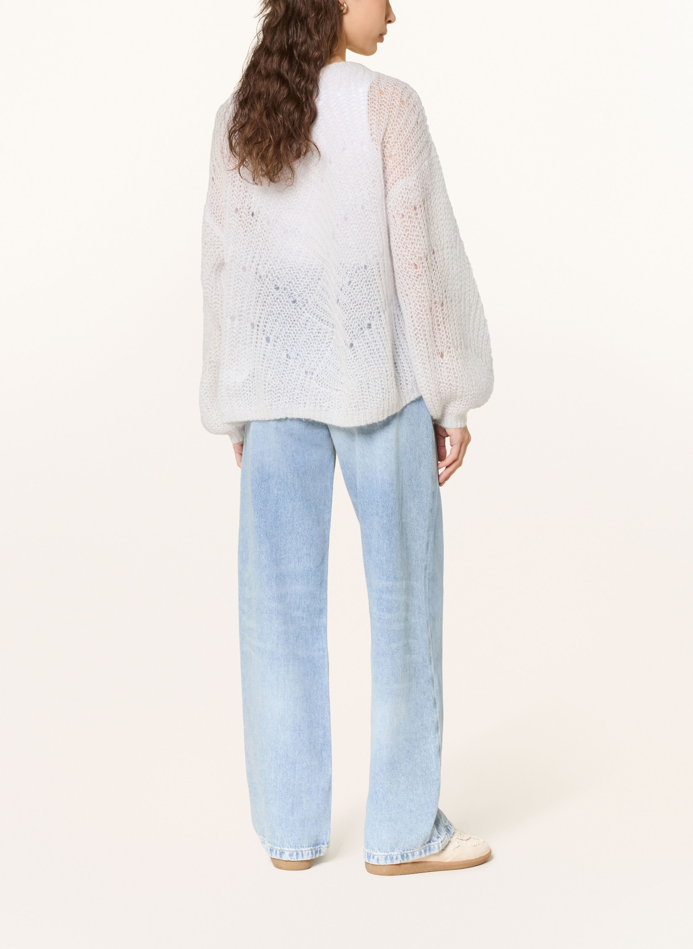 BOSS Svetr FERIGNON: TMAVĚ MODRÁ