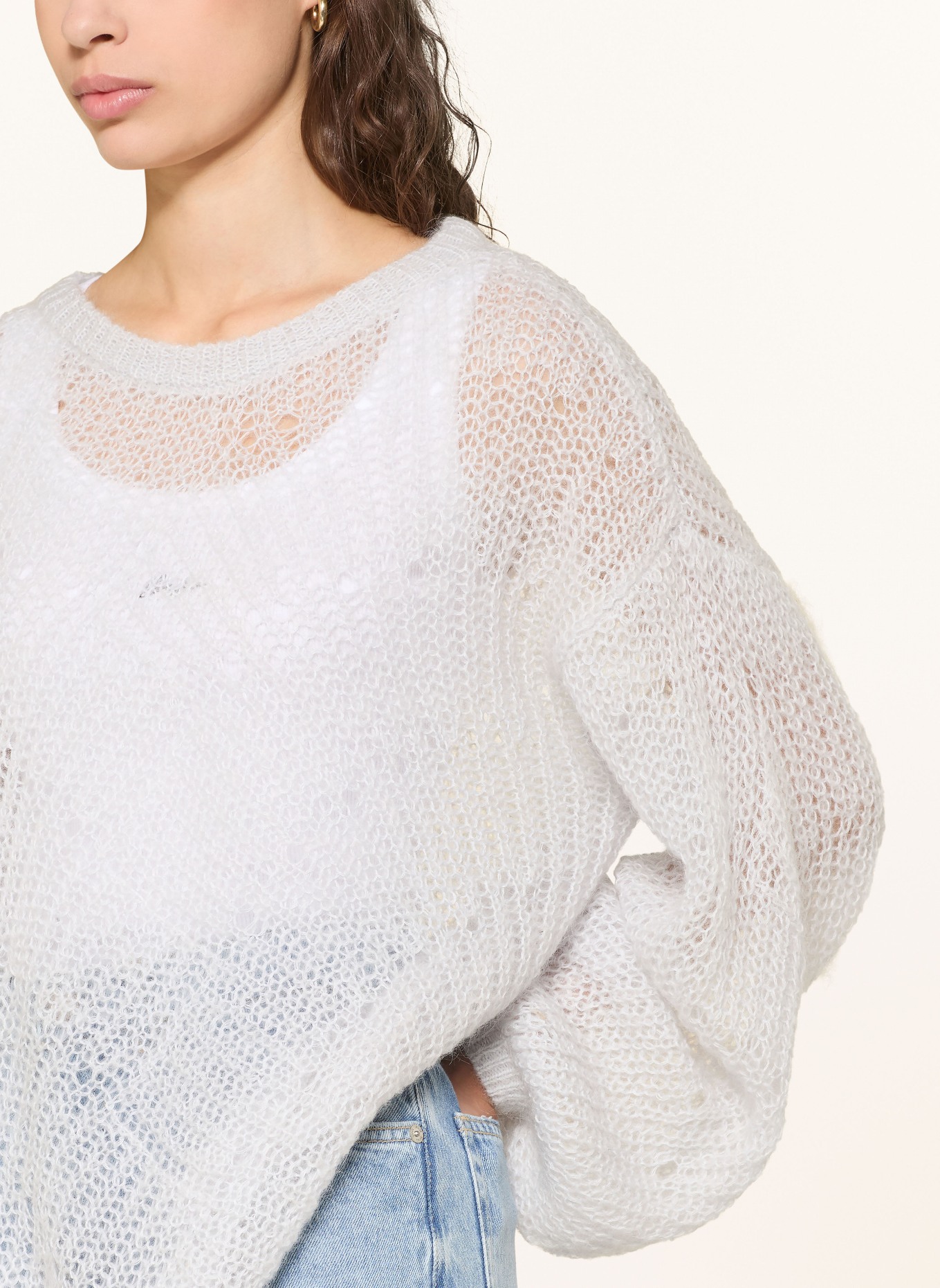 BOSS Svetr FERIGNON: TMAVĚ MODRÁ