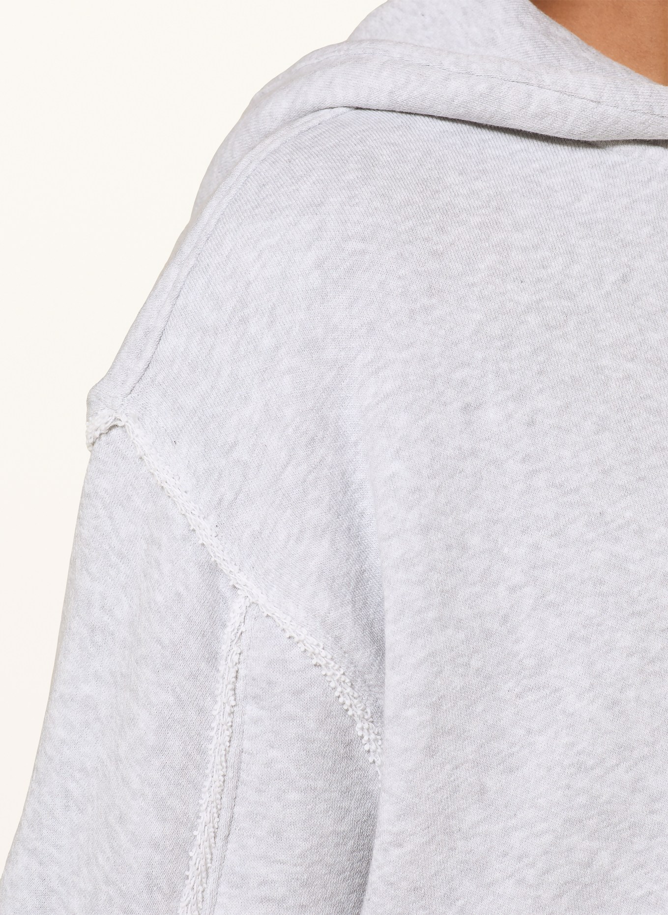 BOSS ELENDY sweatshirt jacket: LIGHT GRAY