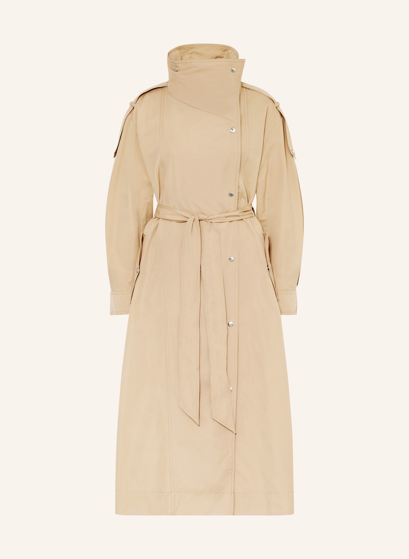 BOSS Oversized trencz CLARINA: BEŻOWY