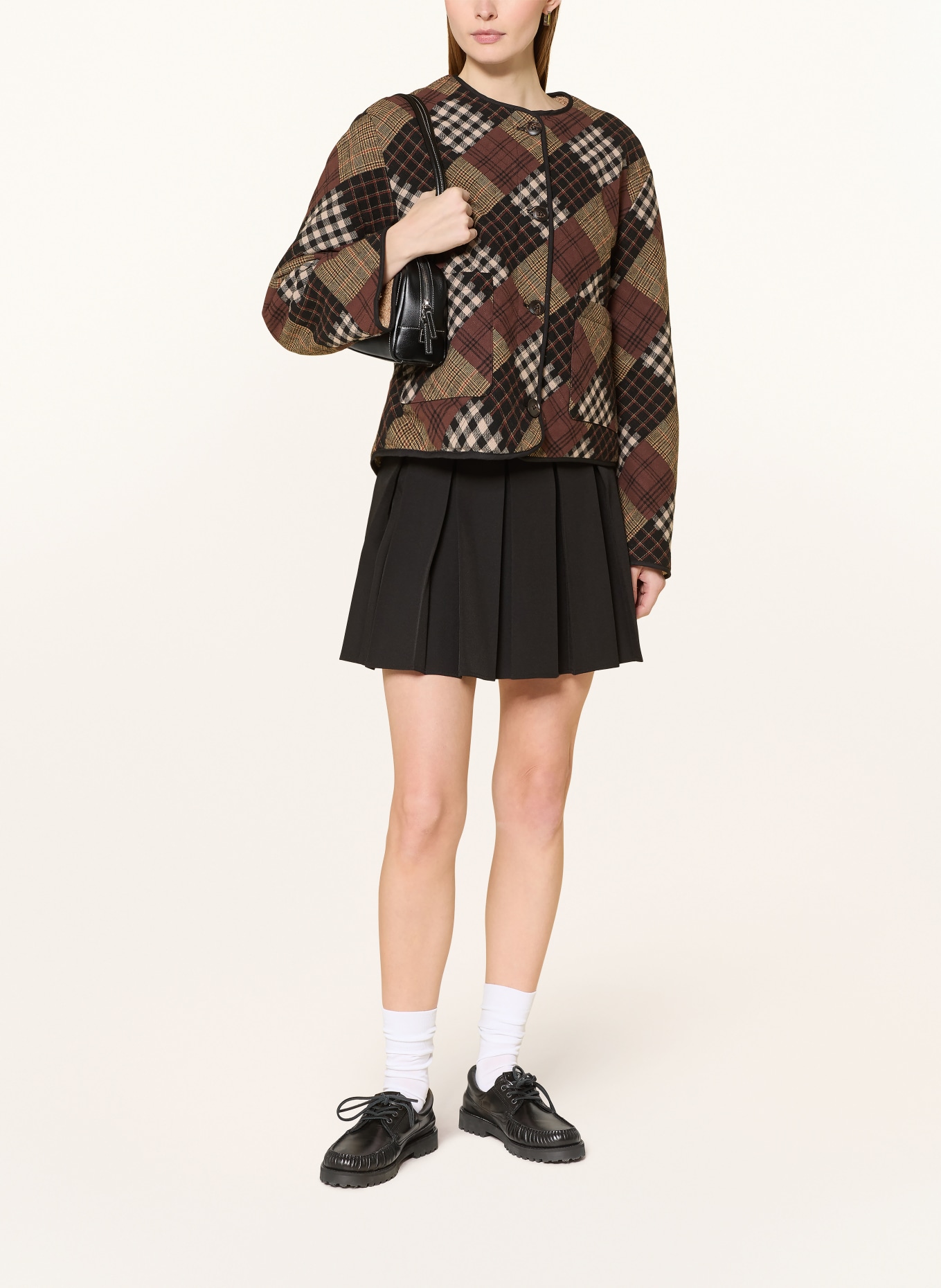 Y.A.S. Overjacket zum Wenden: BRAUN / HELLBRAUN / SCHWARZ