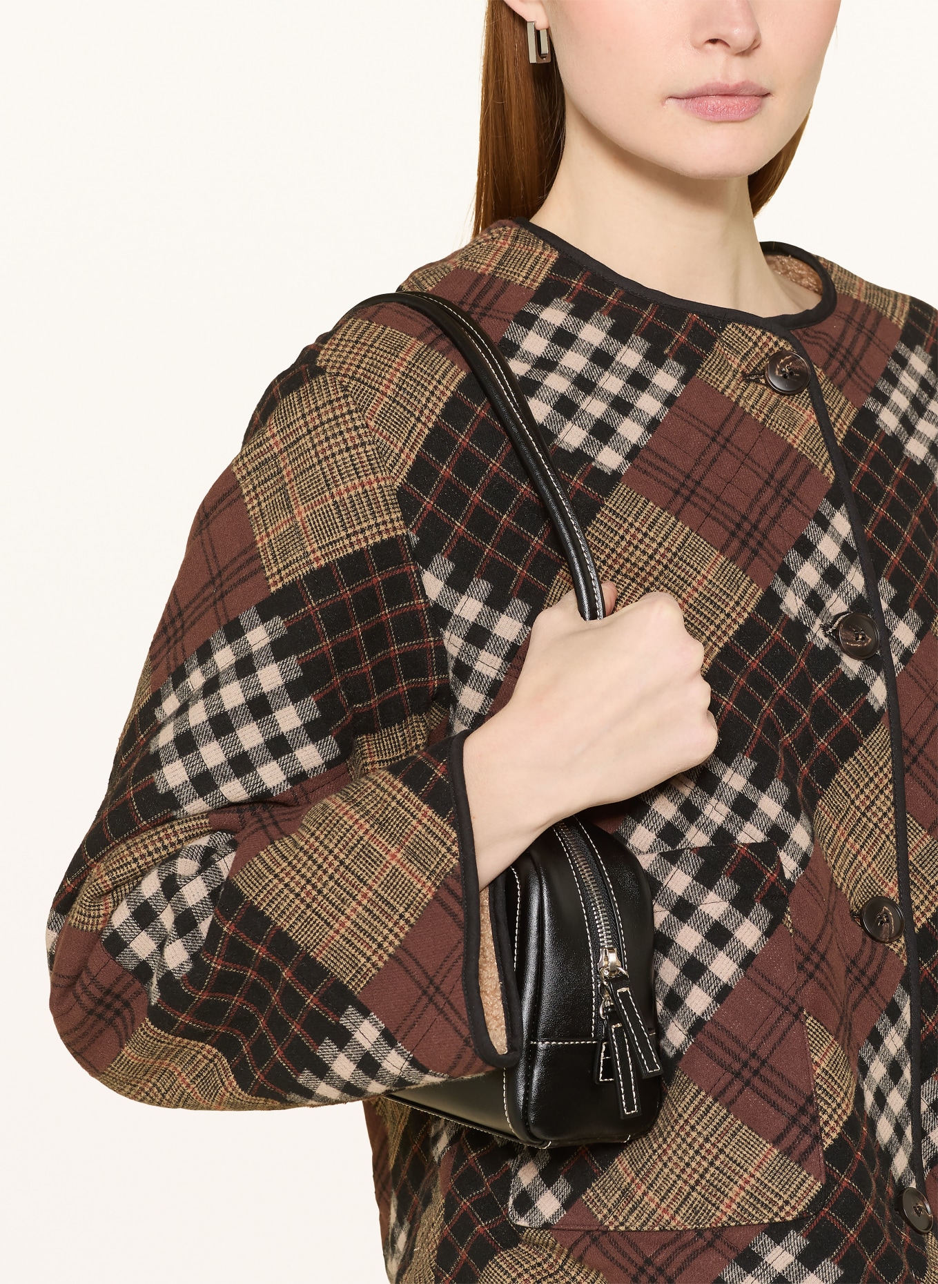 Y.A.S. Overjacket zum Wenden: BRAUN / HELLBRAUN / SCHWARZ