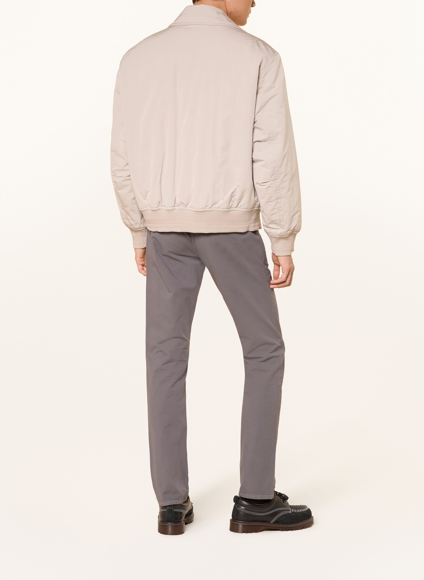 BOSS Chino Slim Fit: DUNKELGRAU