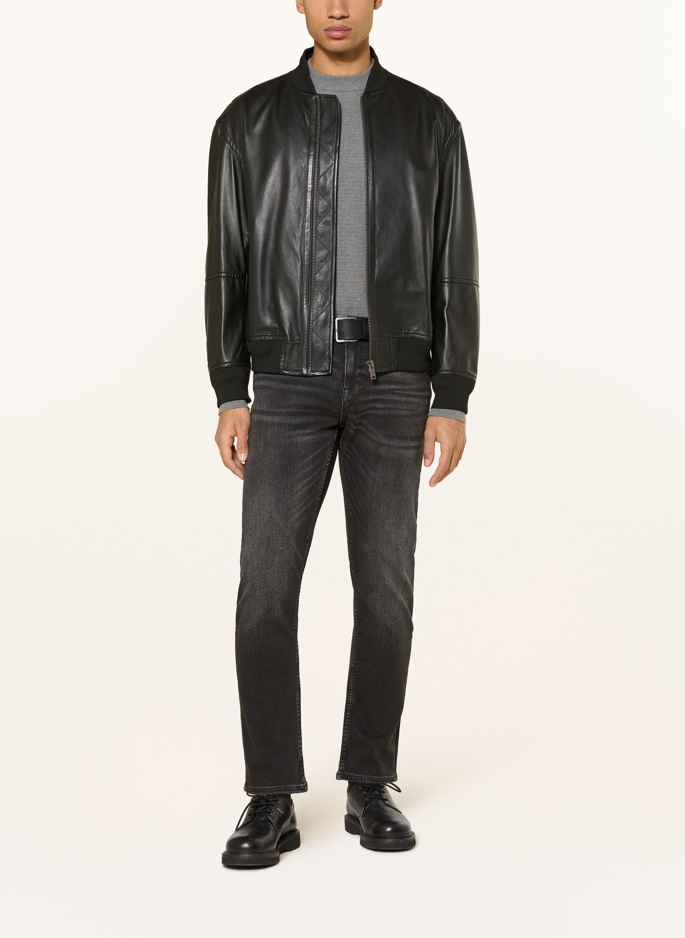 BOSS Dżinsy DELAWARE Slim Fit: 002 BLACK