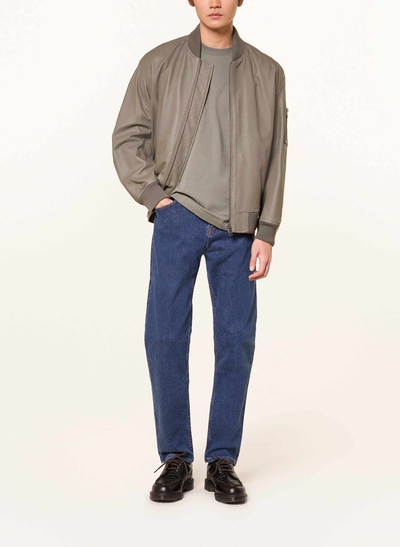 BOSS Džíny RE.MAINE Regular Fit: 409 DARK BLUE