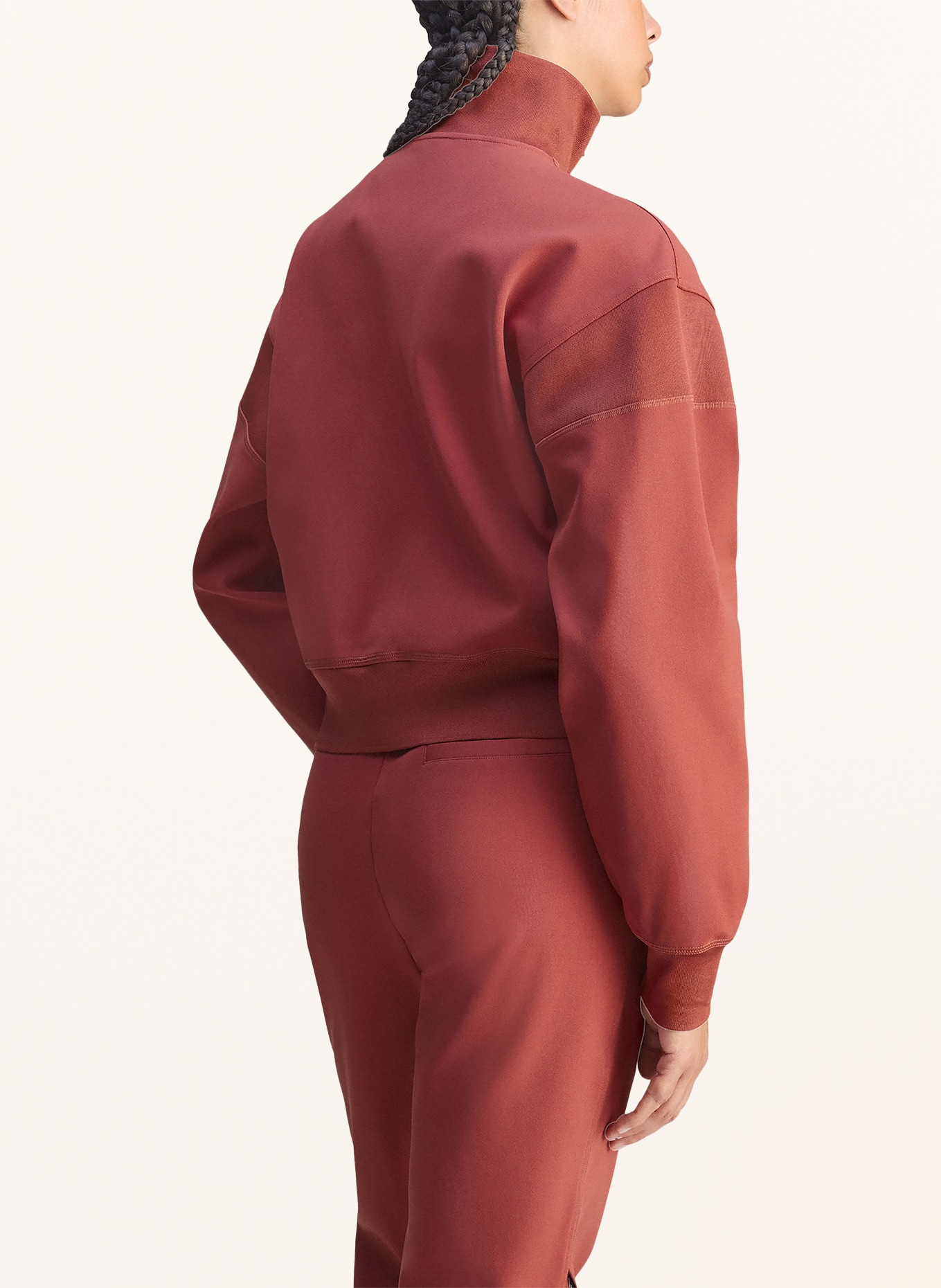 adidas by Stella McCartney Kurtka treningowa ASMC KNITTED: CIEMNOCZERWONY