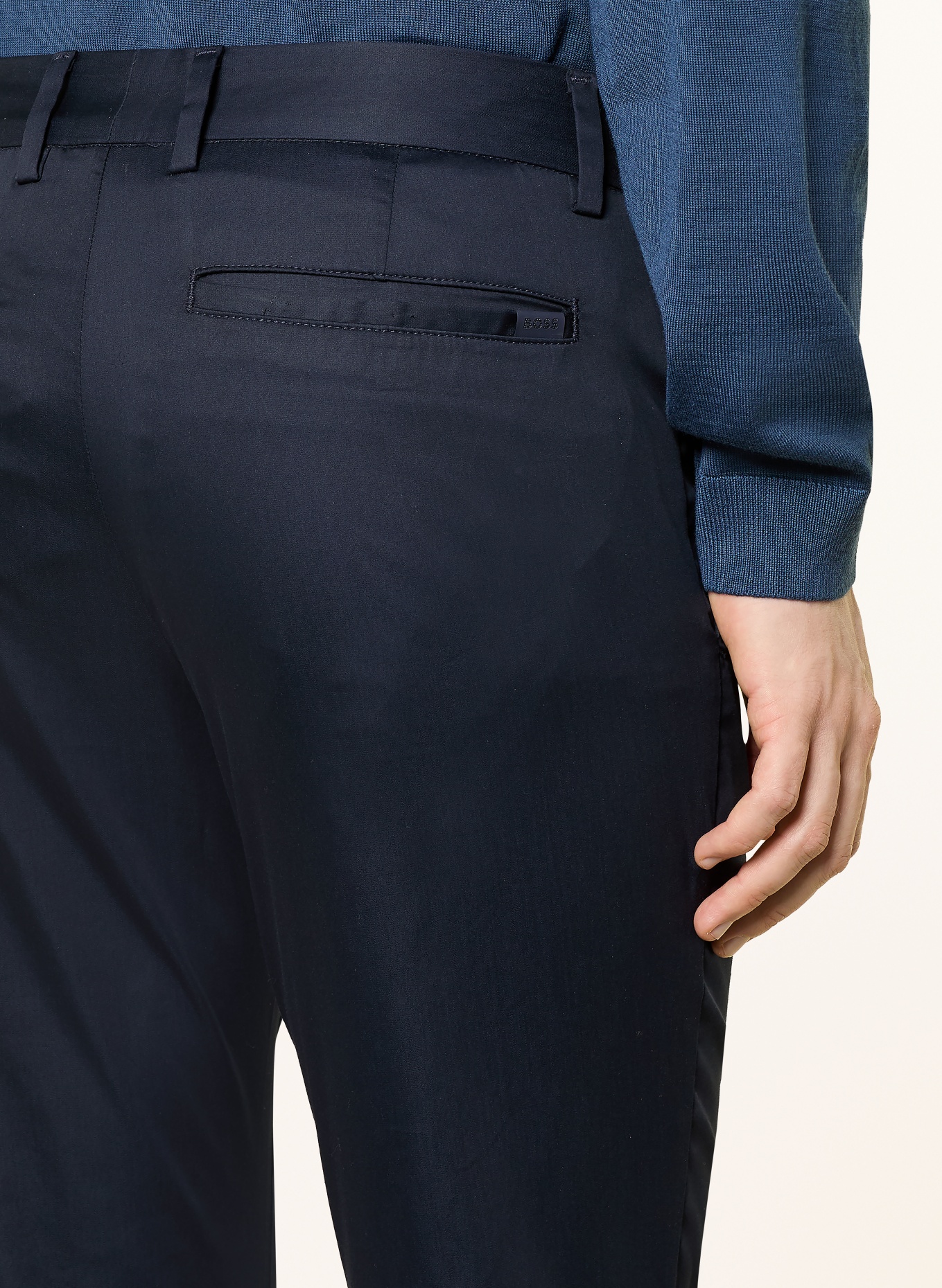BOSS KAITON slim fit chino pants: DARK BLUE